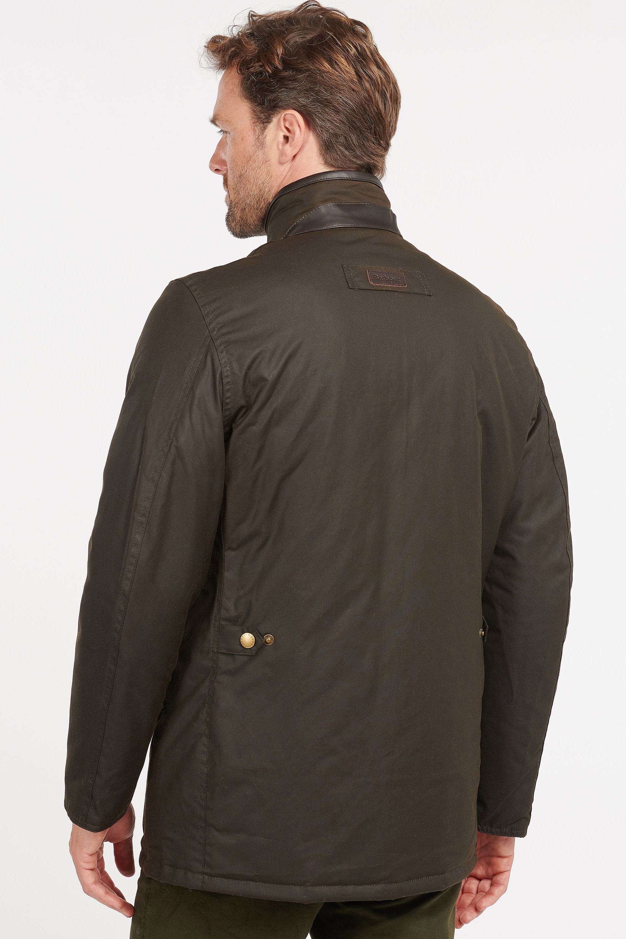 Prestbury Wax Jacket - Olive - Image 3