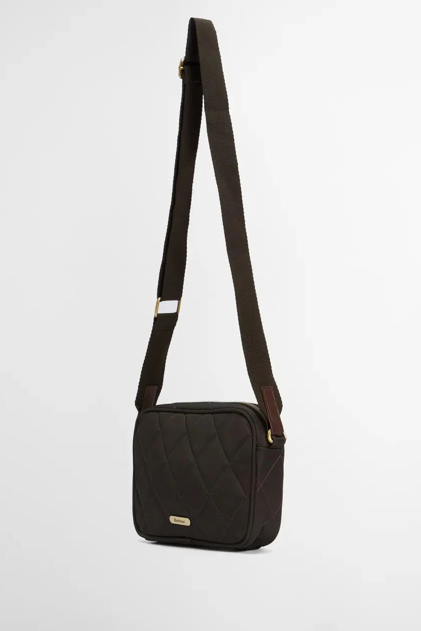 Quilted Crossbody Bag - Olive - Image 5