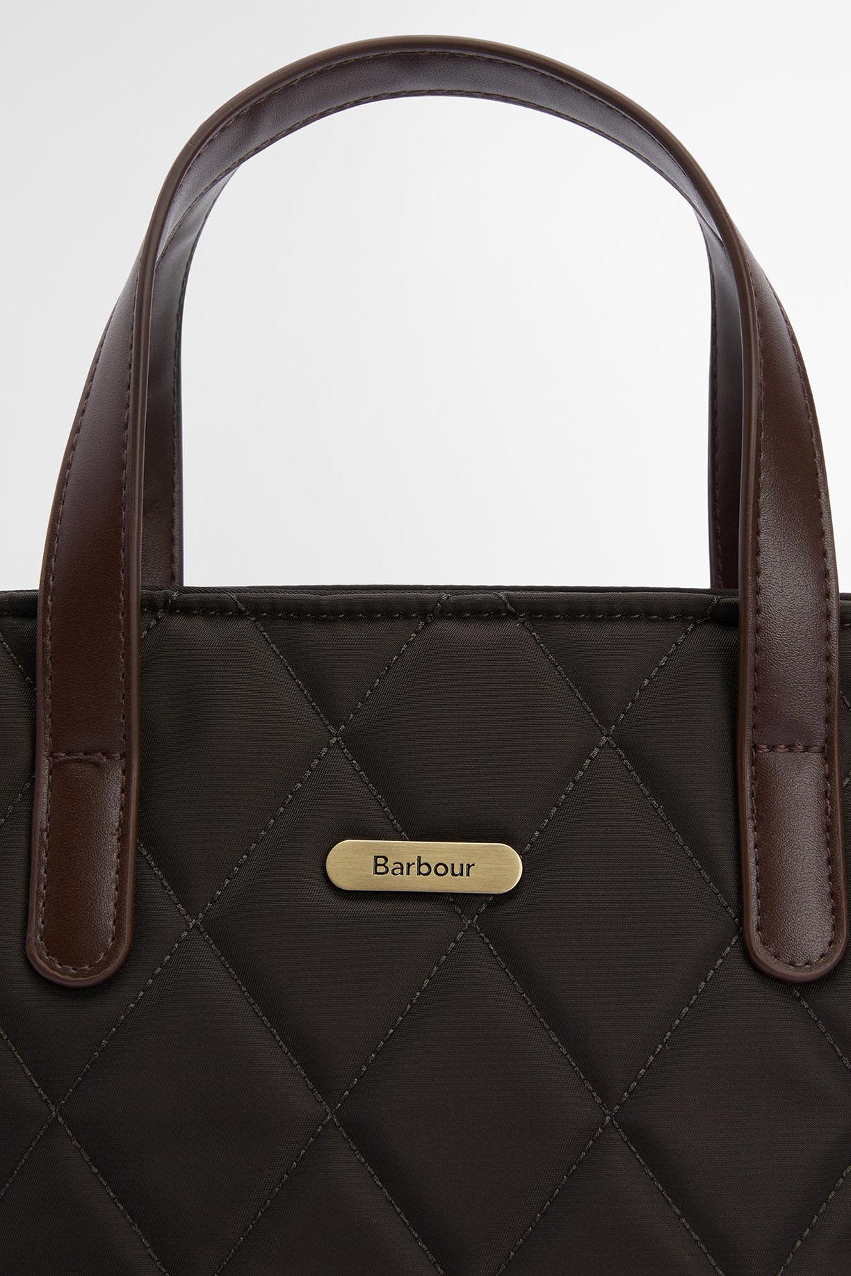 Quilted Mini Tote Bag - Olive - Image 6