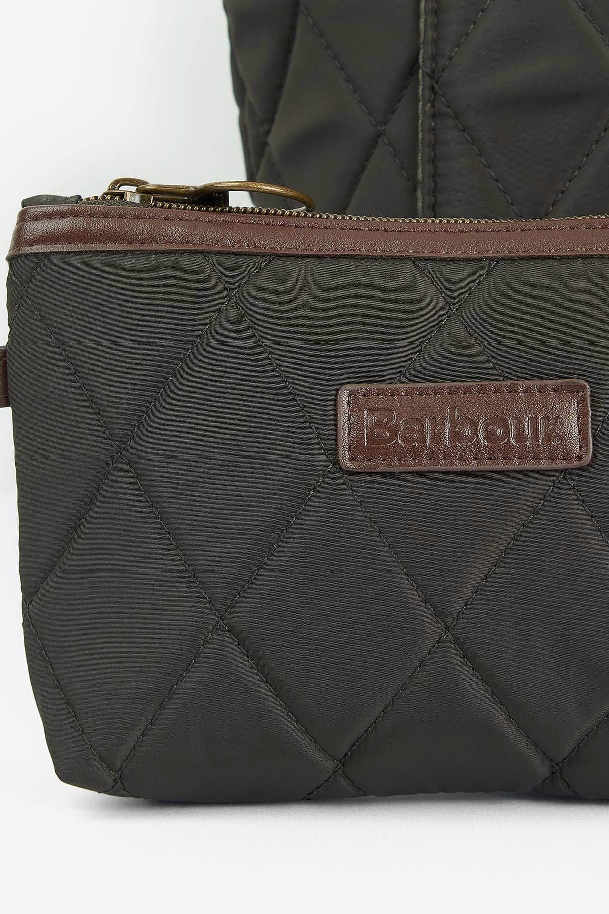 Quilted Tote Bag - Olive - Image 4