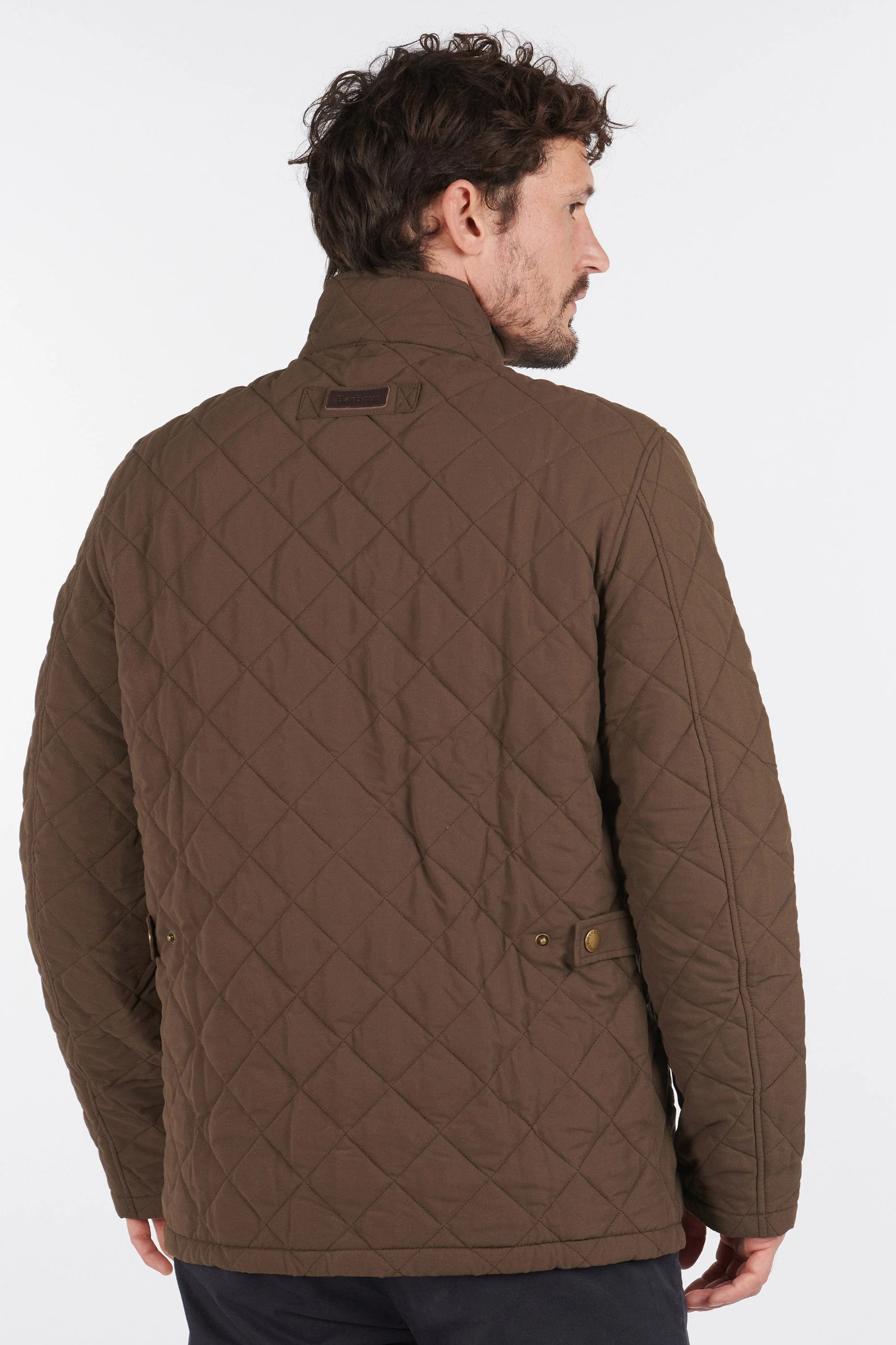 Shoveler Quilted Jacket - Dark Olive - Image 3