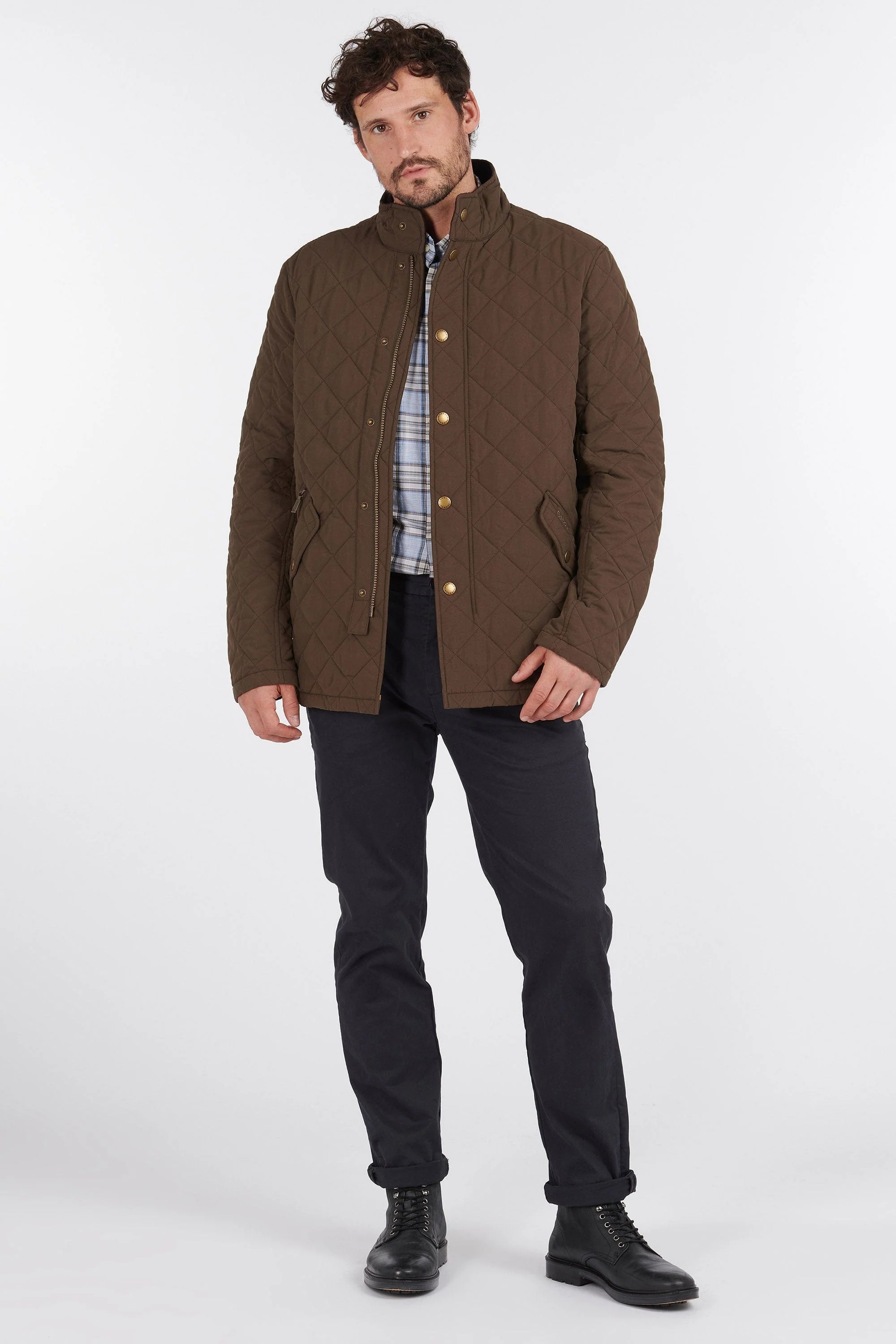 Shoveler Quilted Jacket - Dark Olive - Image 4