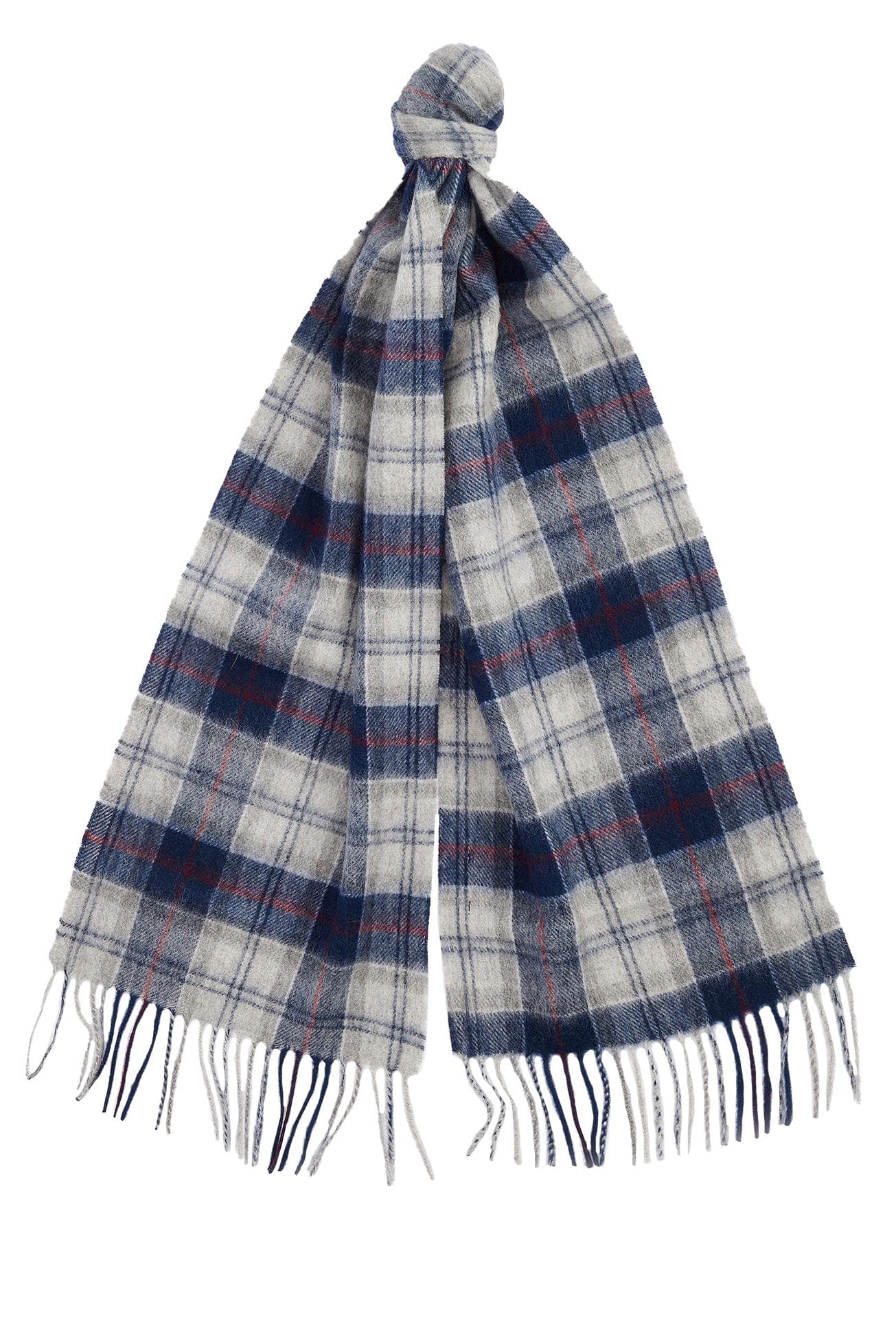 Tartan Scarf & Glove Gift Set - Blue Granite - Image 3