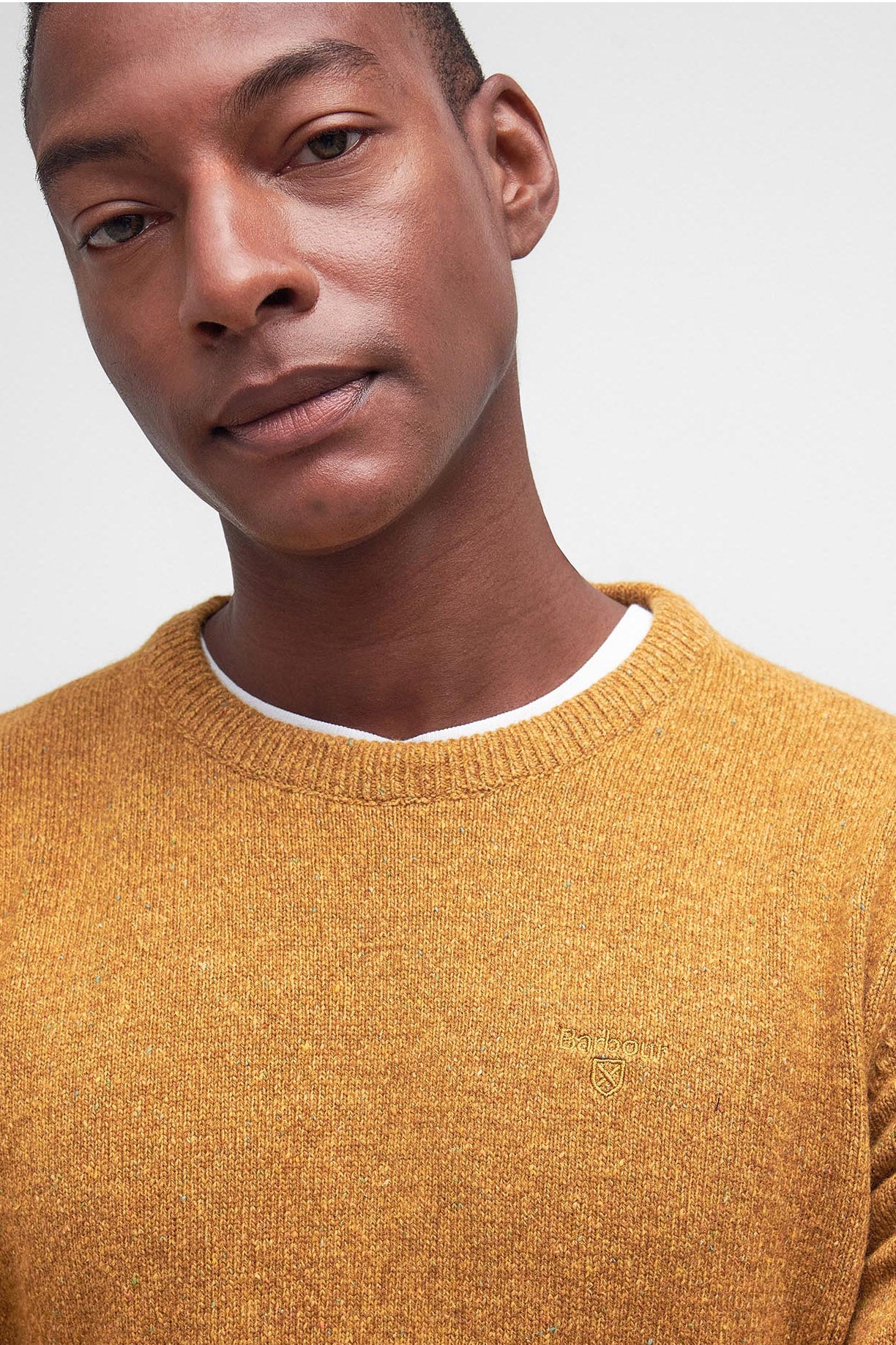 Tisbury Crew Neck Jumper - Copper - Image 5