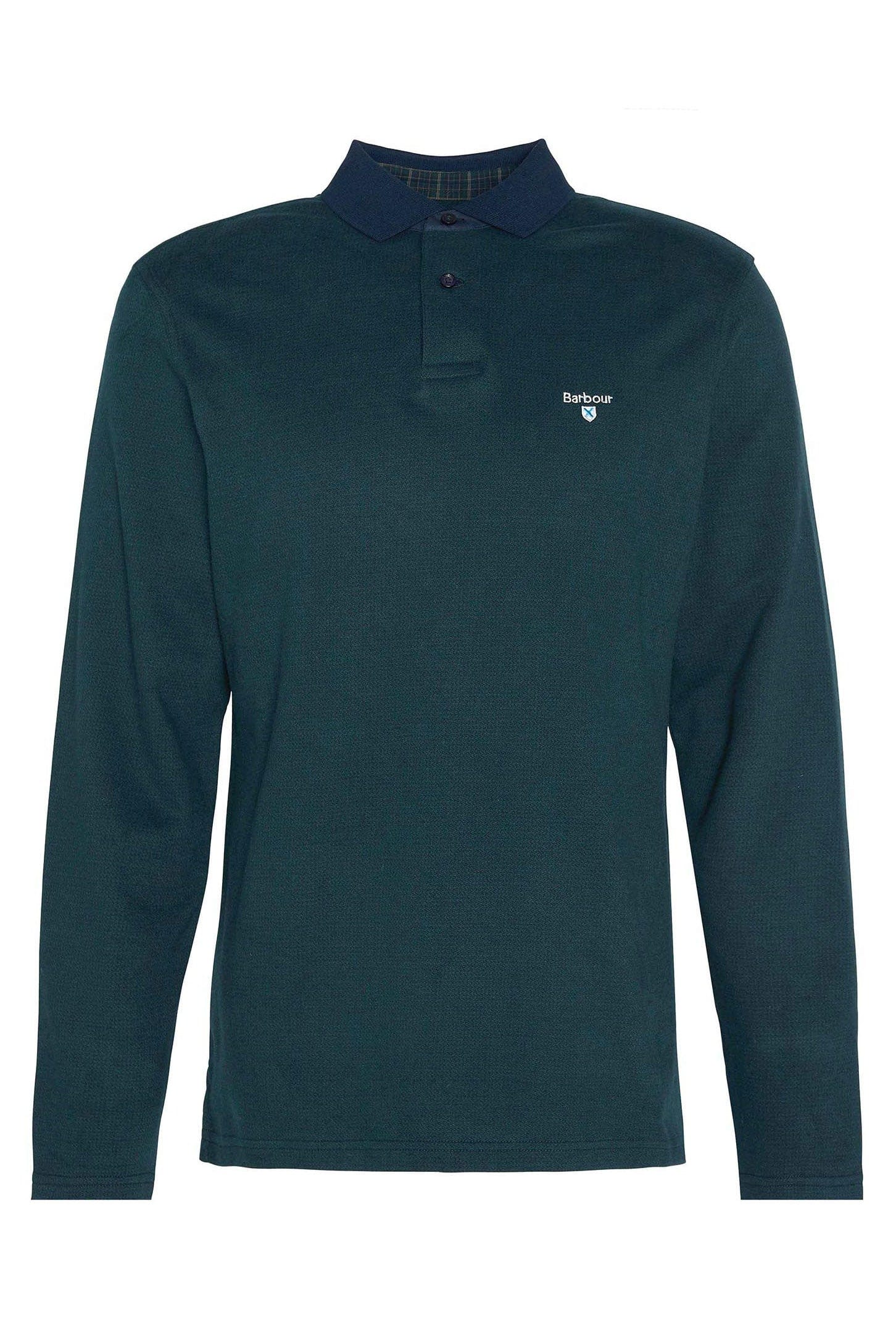 Walkford Long Sleeve Tailored Polo Shirt - Sapphire Navy