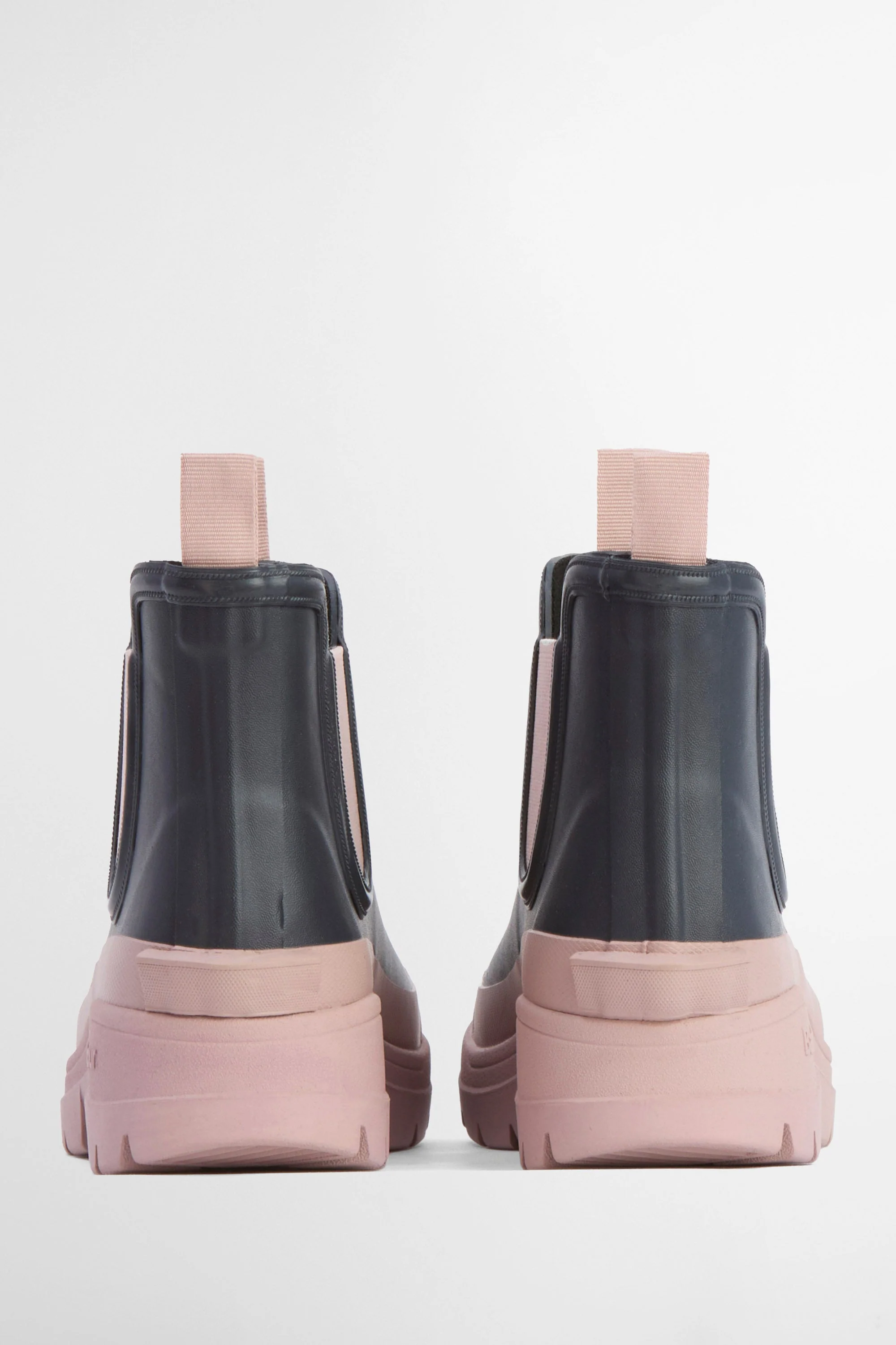 Womens Nimbus Chelsea Wellington Boots - Dusky Grey/Gardenia Pink - Image 3