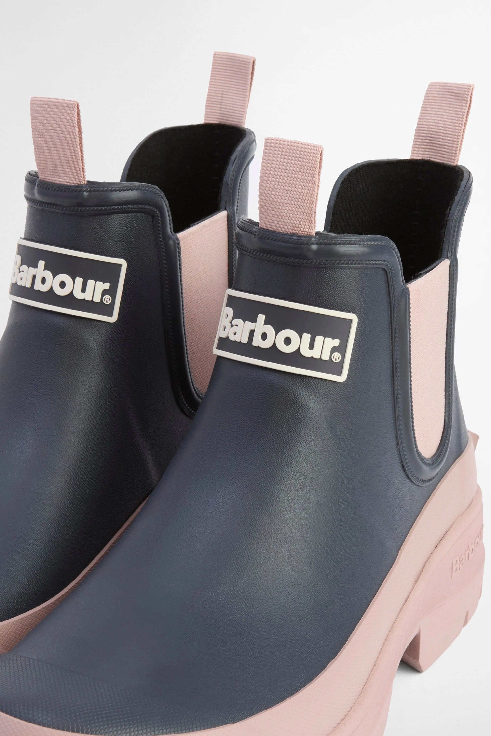 Womens Nimbus Chelsea Wellington Boots - Dusky Grey/Gardenia Pink - Image 4