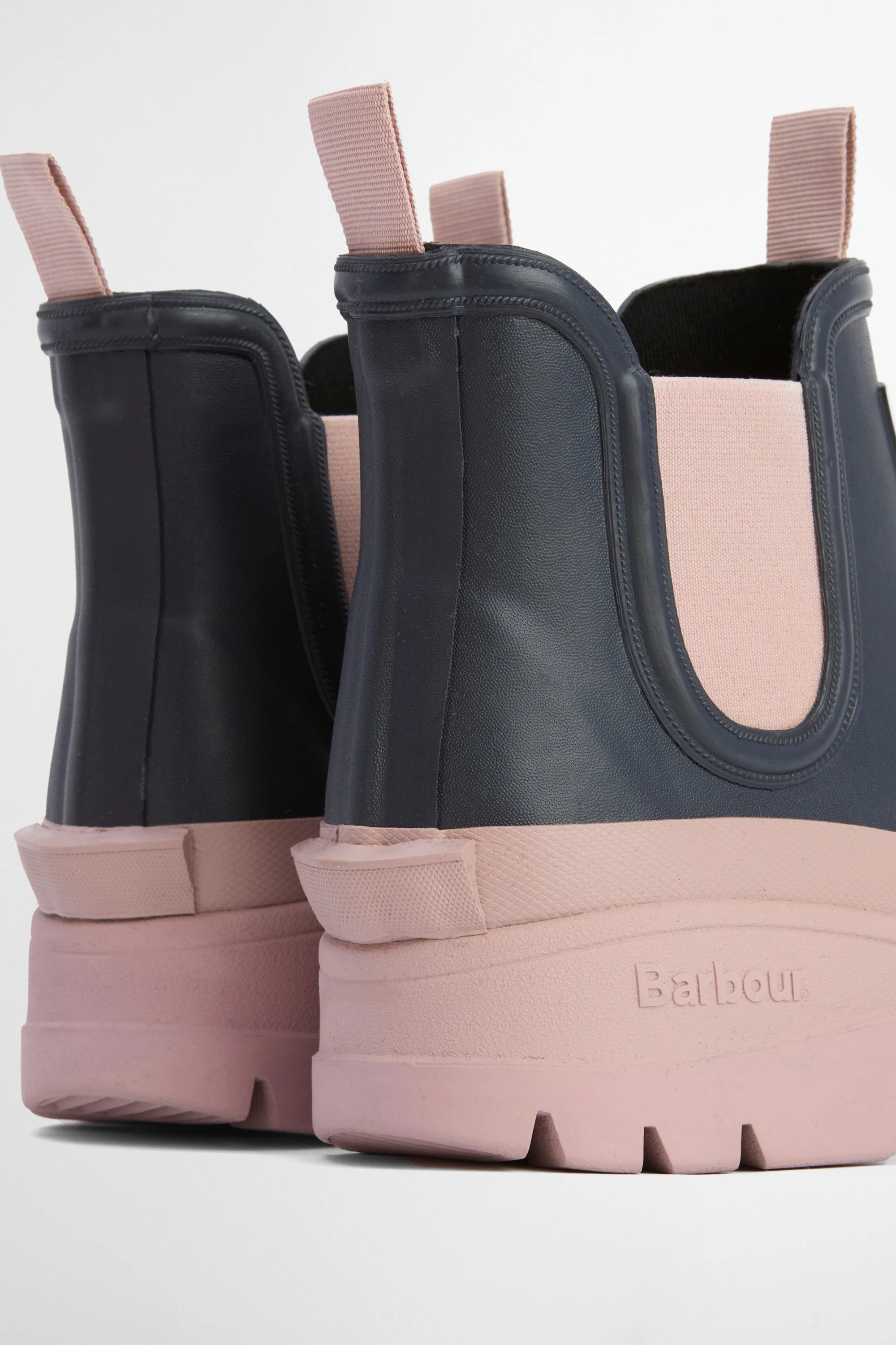 Womens Nimbus Chelsea Wellington Boots - Dusky Grey/Gardenia Pink - Image 7