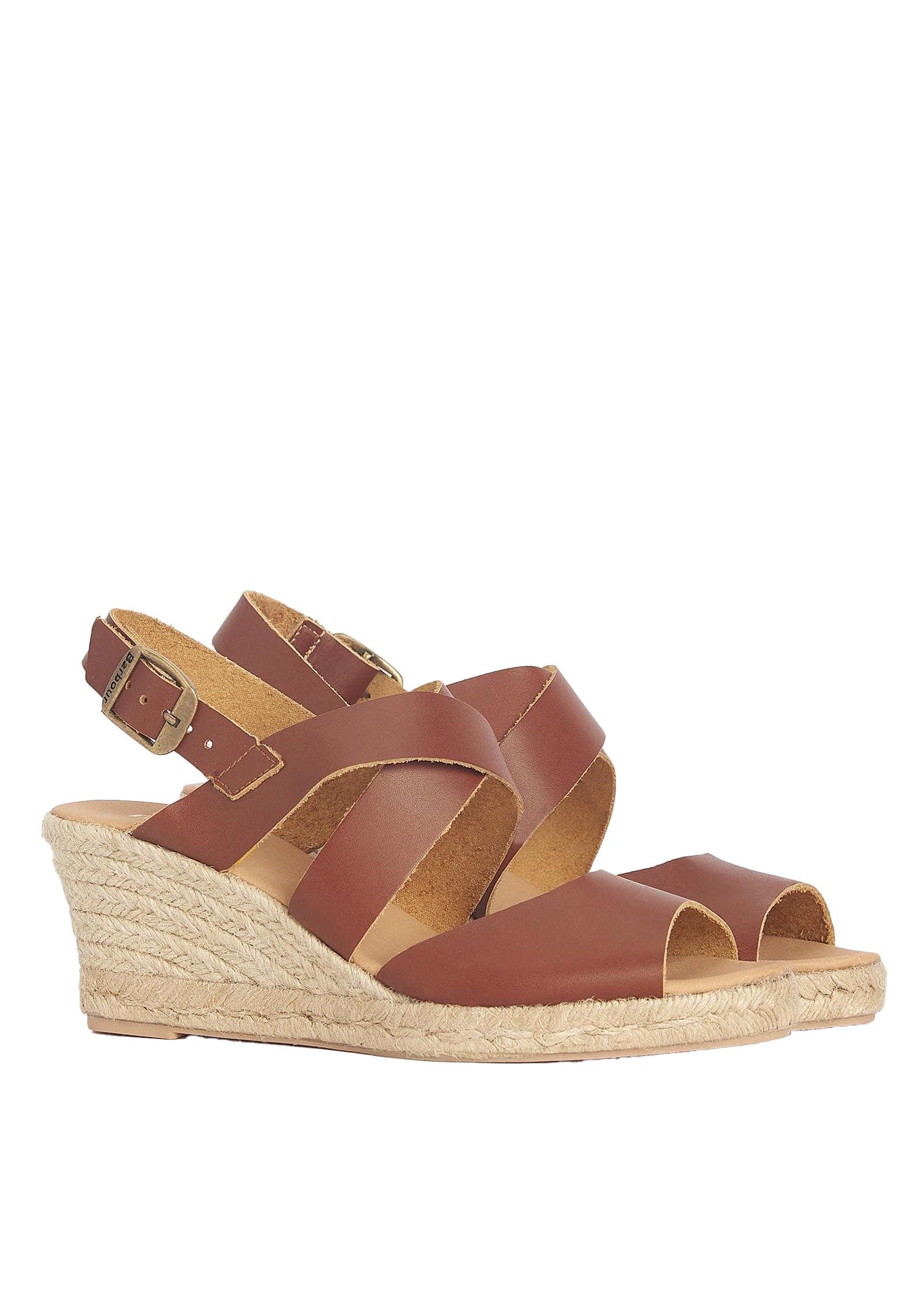 Yolanda Espadrille Wedges - Tan - Image 3