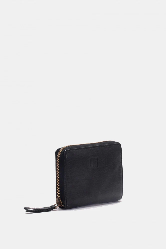 Boston Leather Purse - Black - Image 3