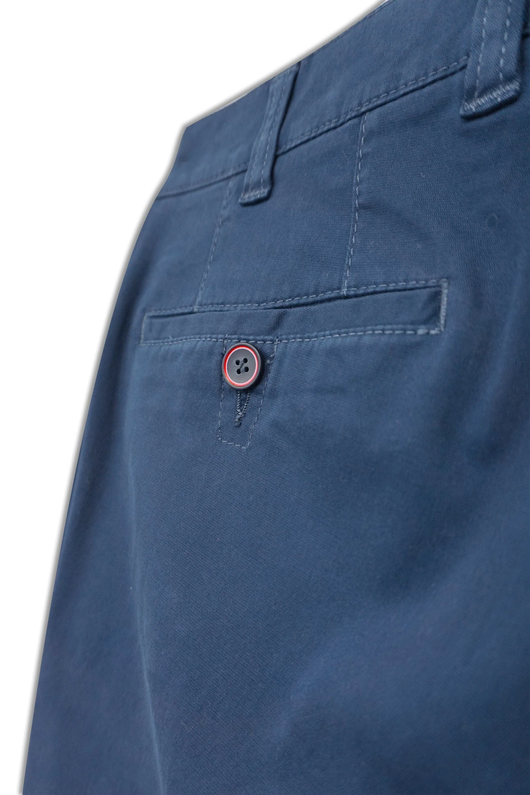 Leeds Stretch Travel Waist Trousers - Blue - Image 2