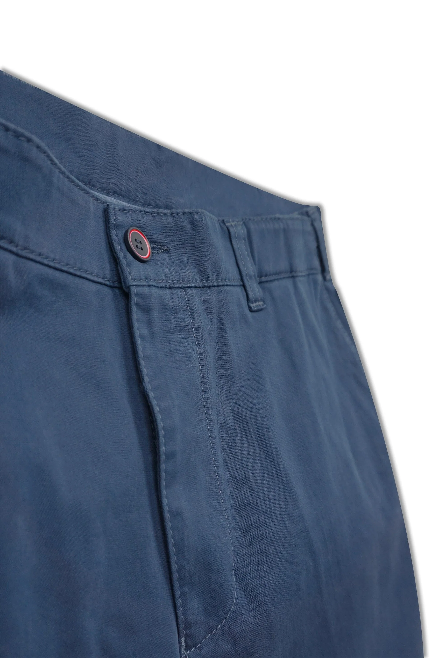 Leeds Stretch Travel Waist Trousers - Blue - Image 3