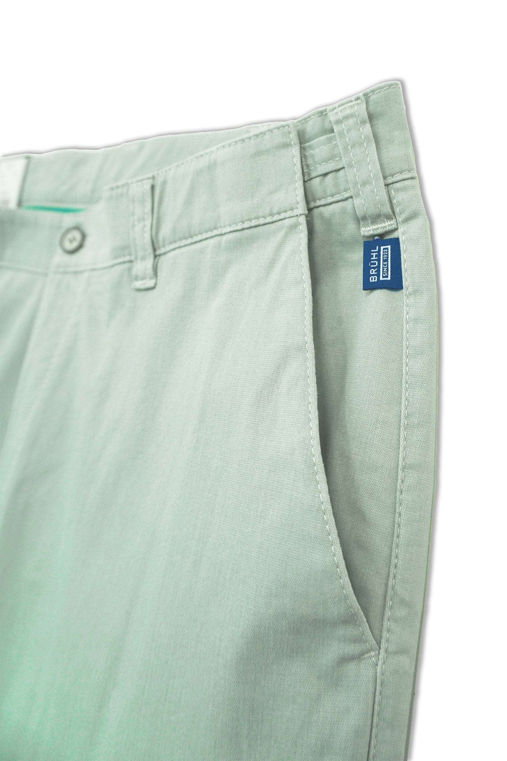 Leeds Stretch Travel Waist Trousers - Reed Green - Image 2