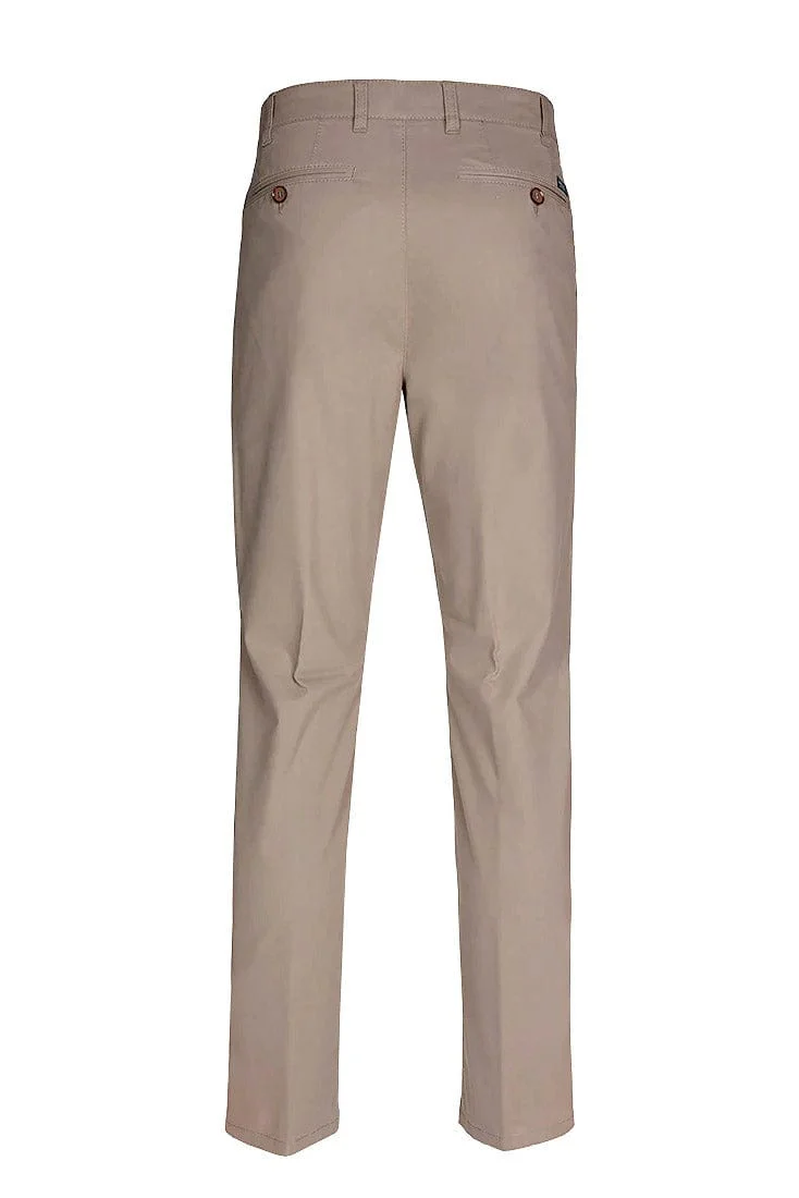 London Cotton Stretch Chinos - Sand - Image 2