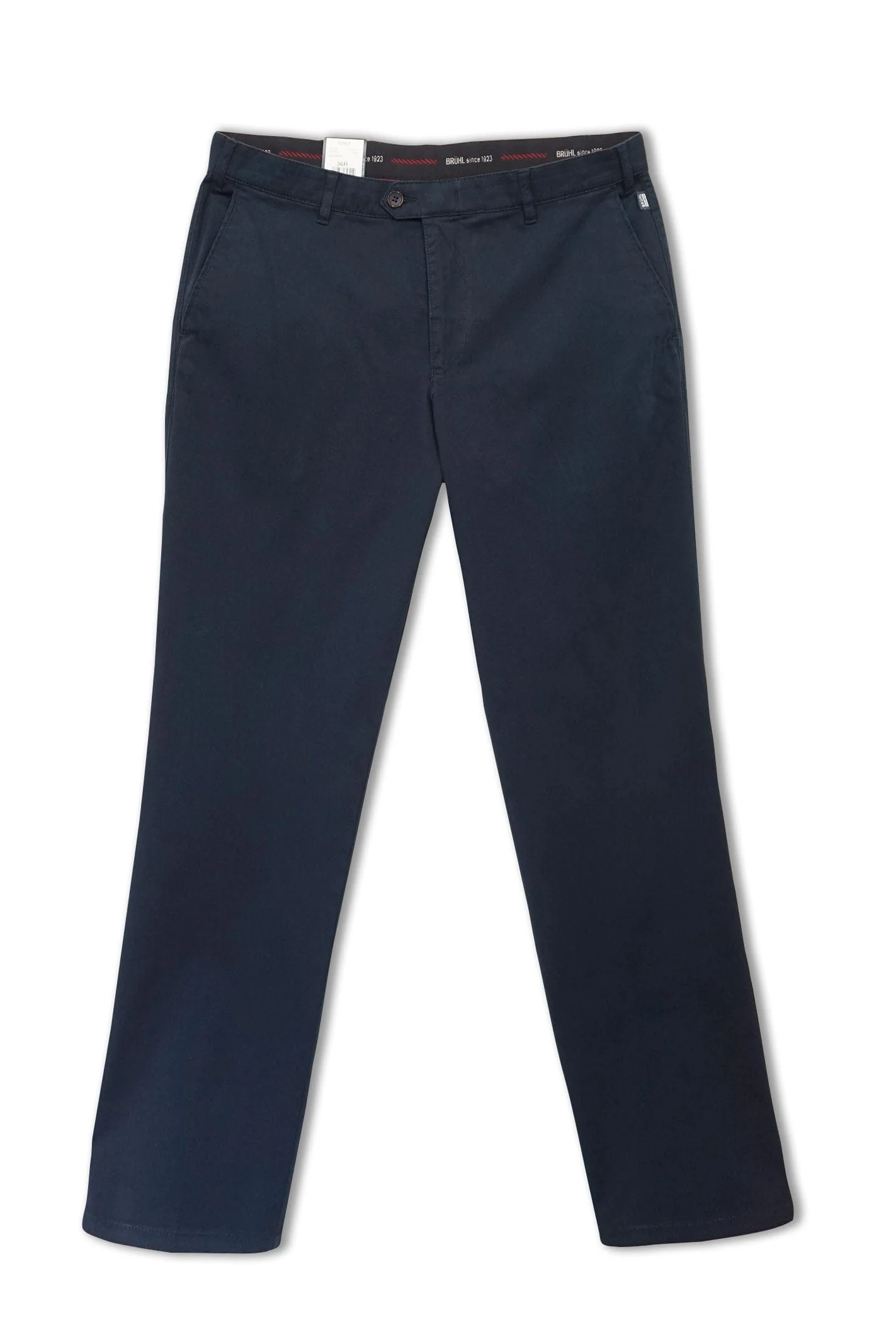 Parma B Stretch Cotton Chinos - Marine