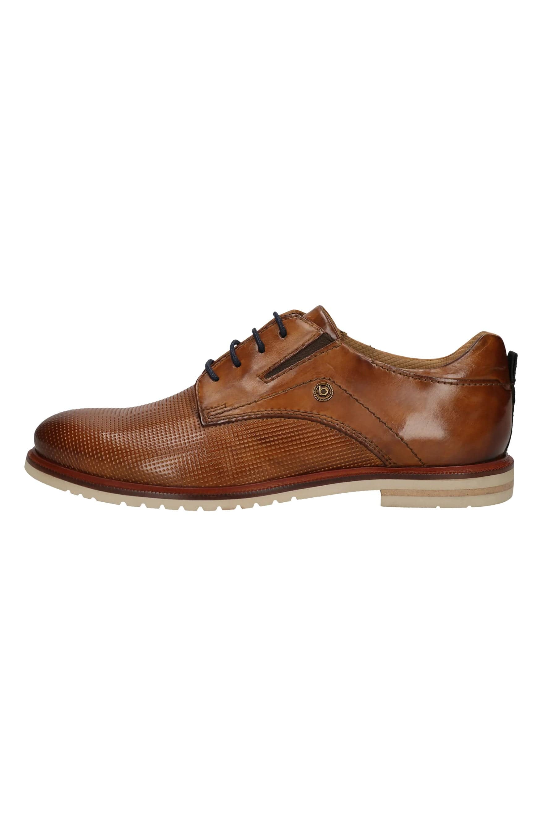 Caleo ExKo Comfort Wide Leather Shoes - Cognac