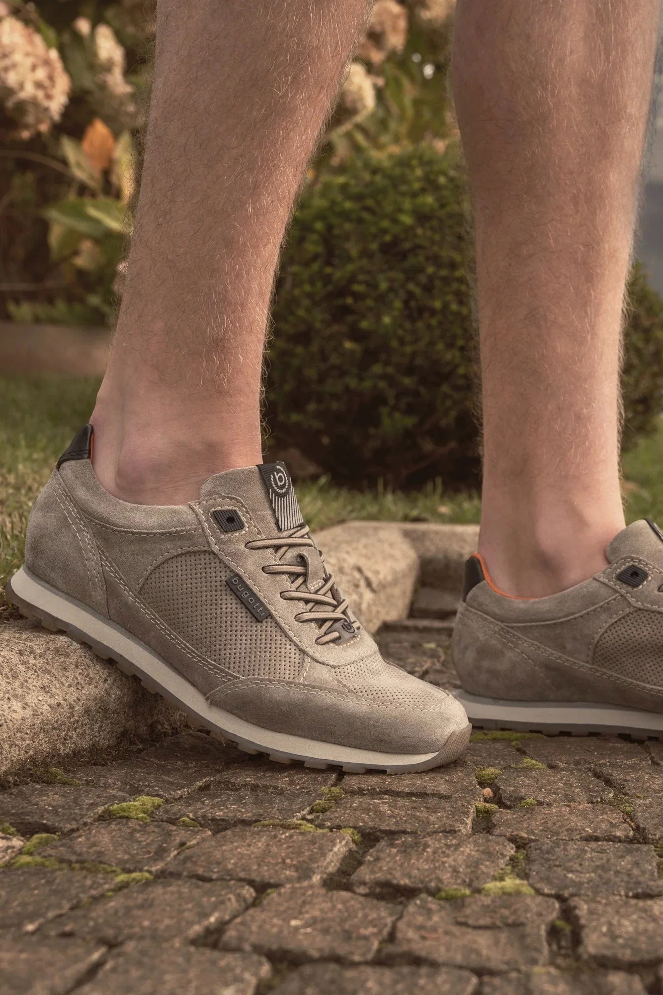 Ivar Suede Leather Trainers - Beige - Image 2