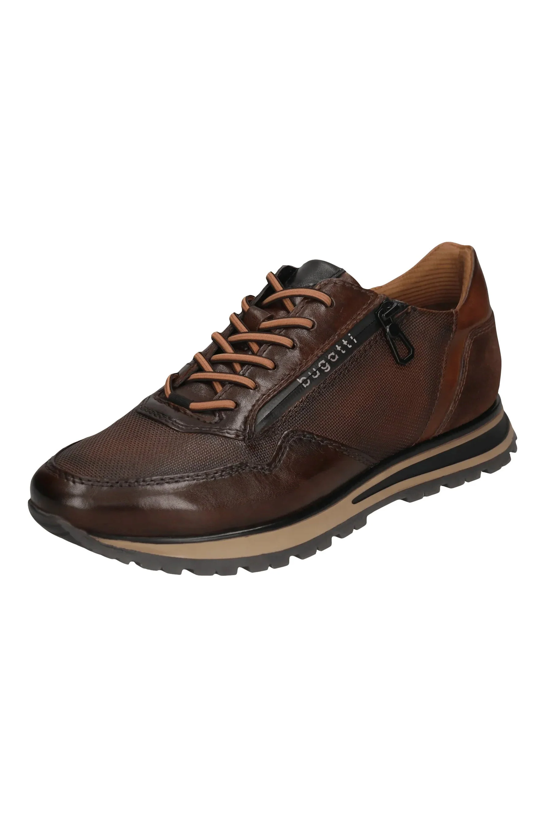 Philip Leather Soft Fit Trainers - Brown - Image 6