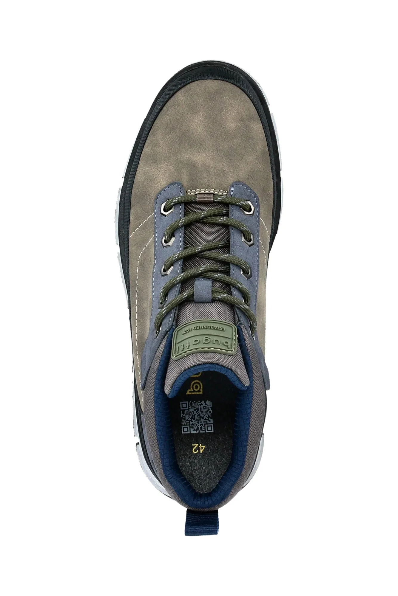 Samper Leather Trainers - Taupe/Grey - Image 6