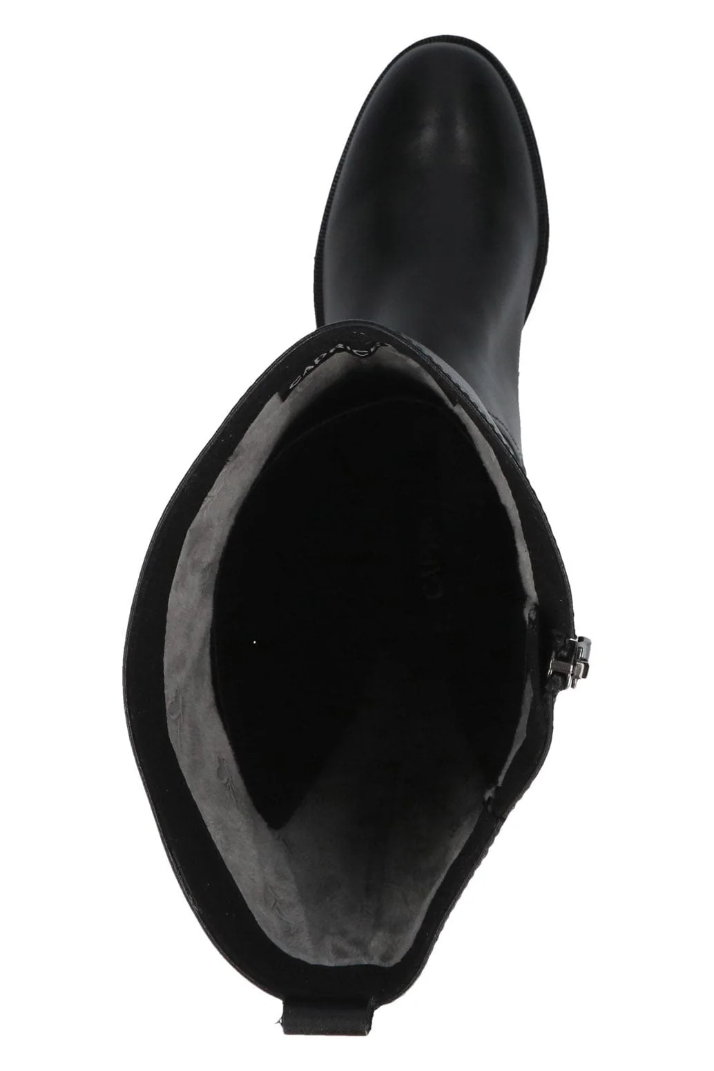Leather Knee High Boots - Black Nappa - Image 7