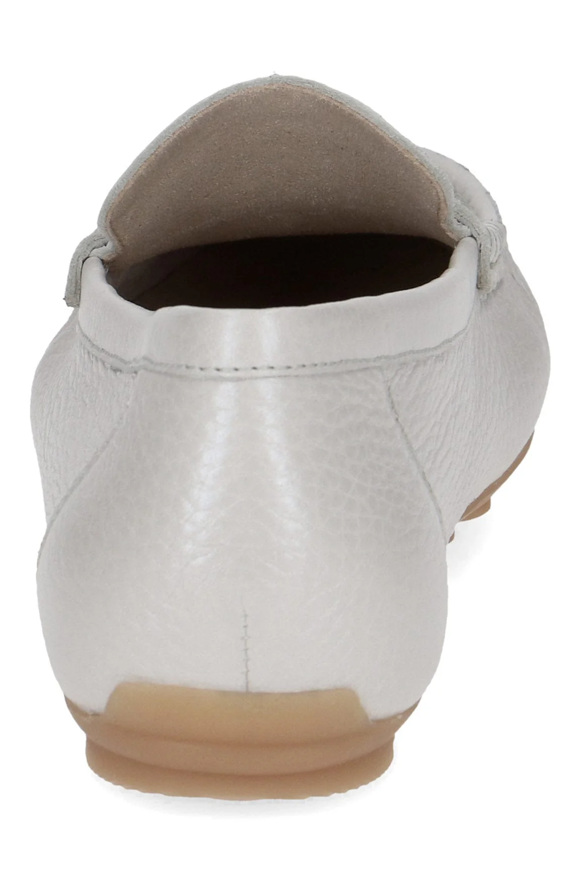 Leather Moccasin Shoes - Pearl - Image 5