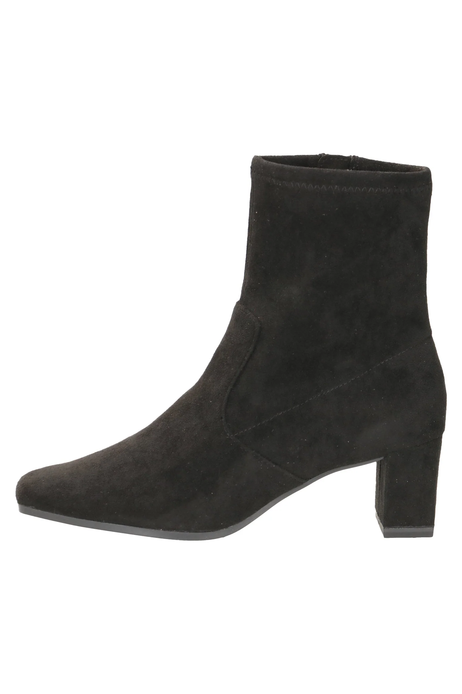 Stretch Ankle Boots - Black