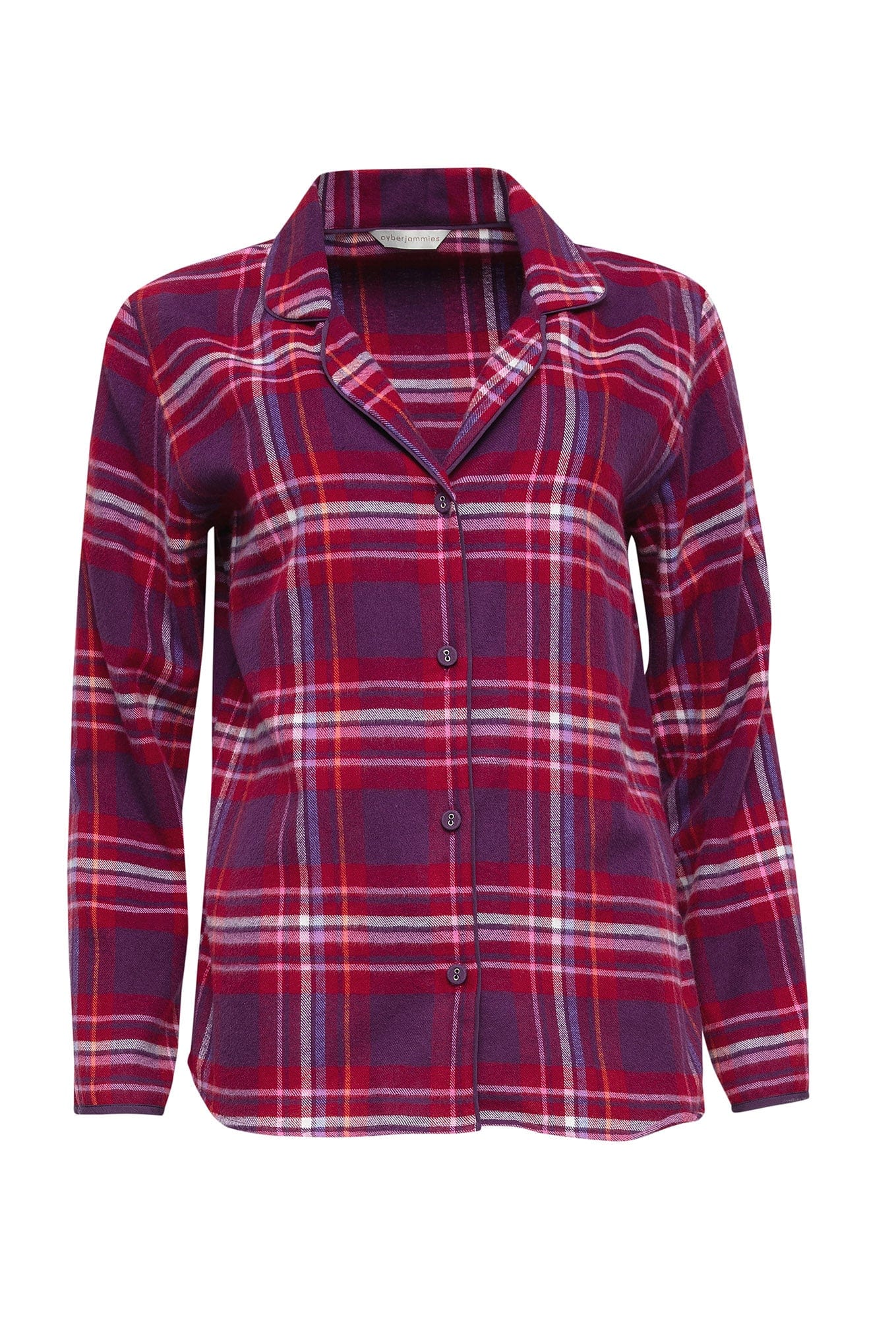 Clarissa Purple Check Top
