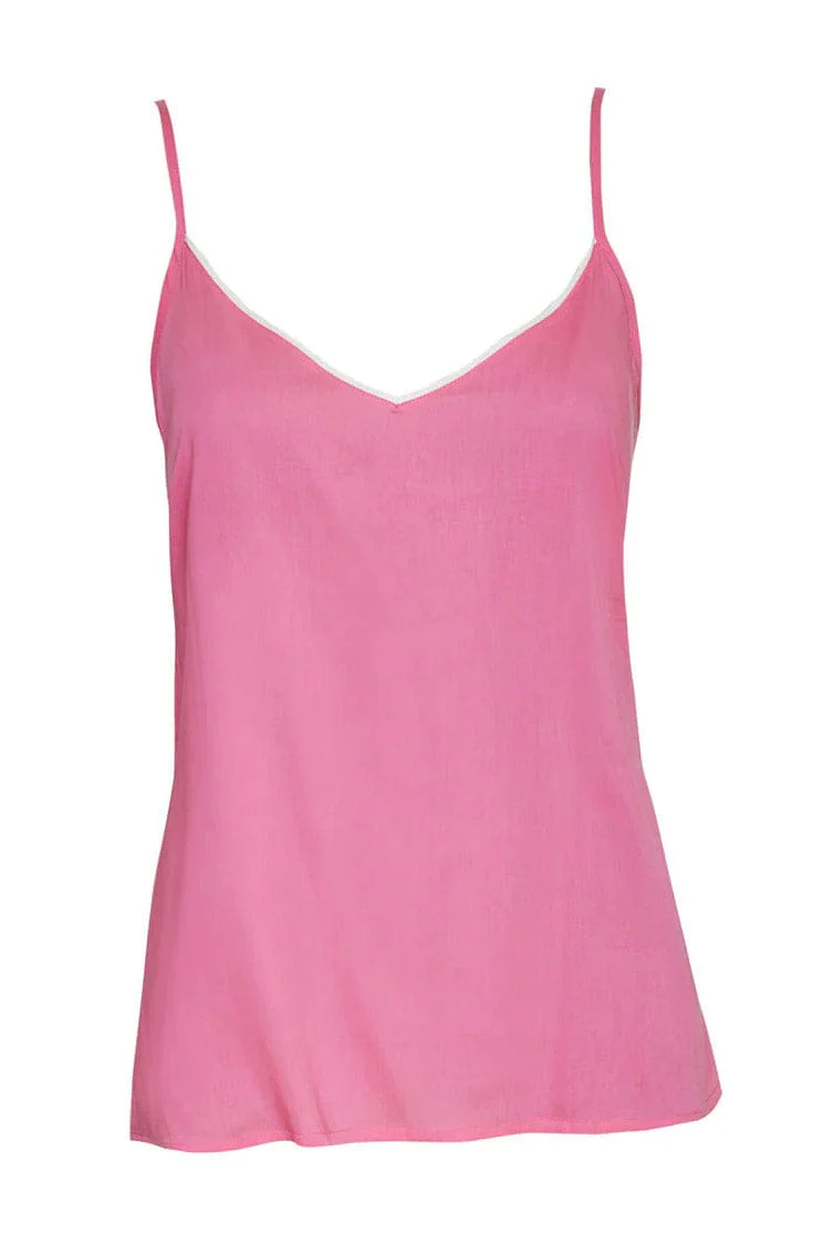 Shelly Plain Modal Cami - Pink