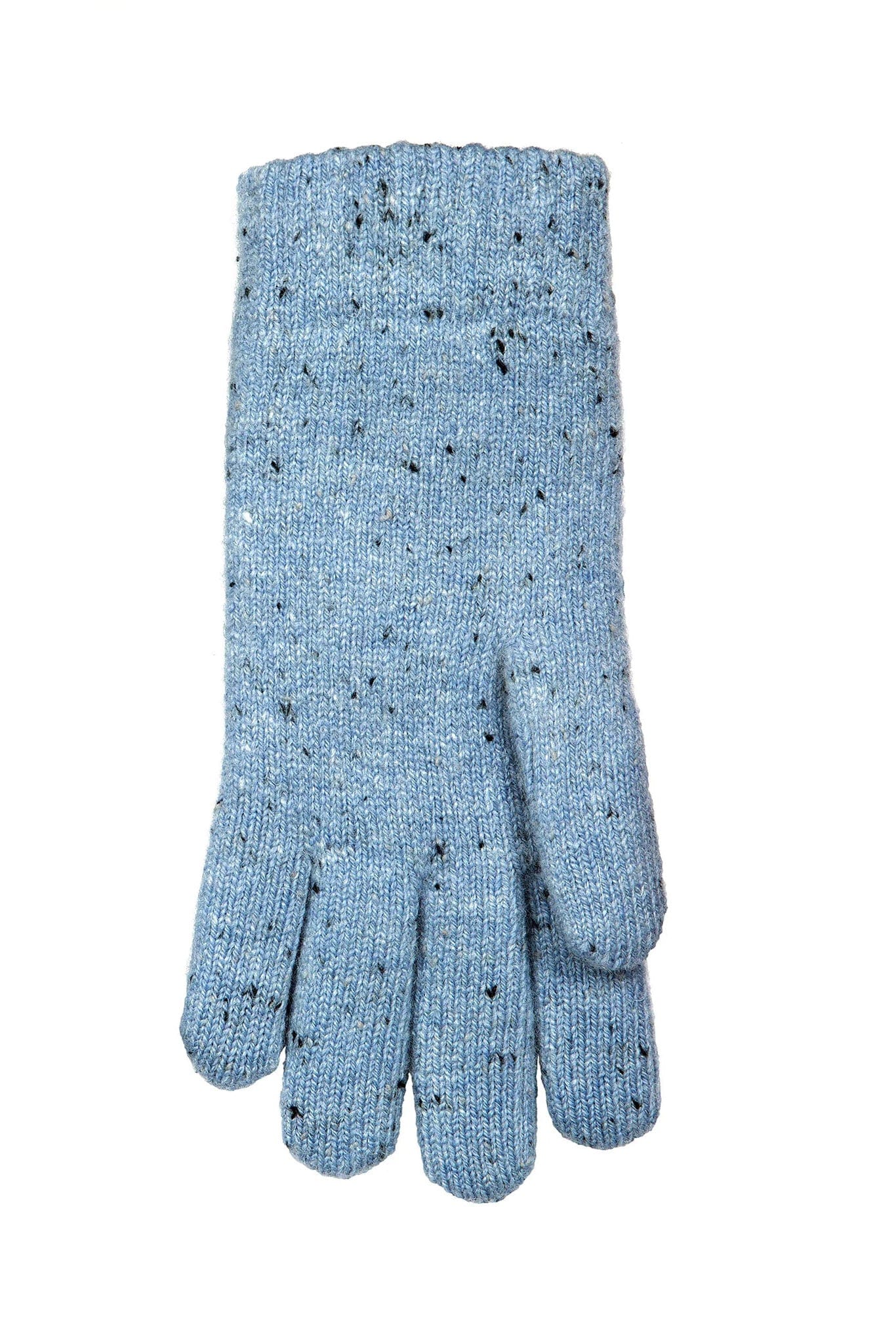 Cable Knit Marl Gloves - Cornflower - Image 4