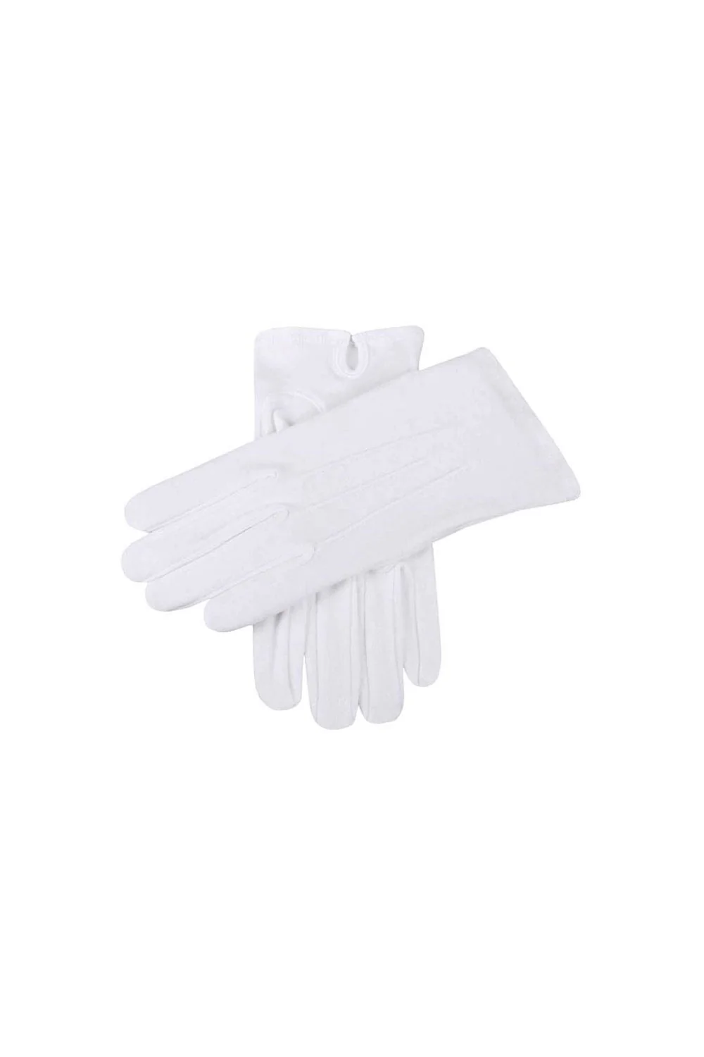 Mens Savoy Cotton Gloves - White