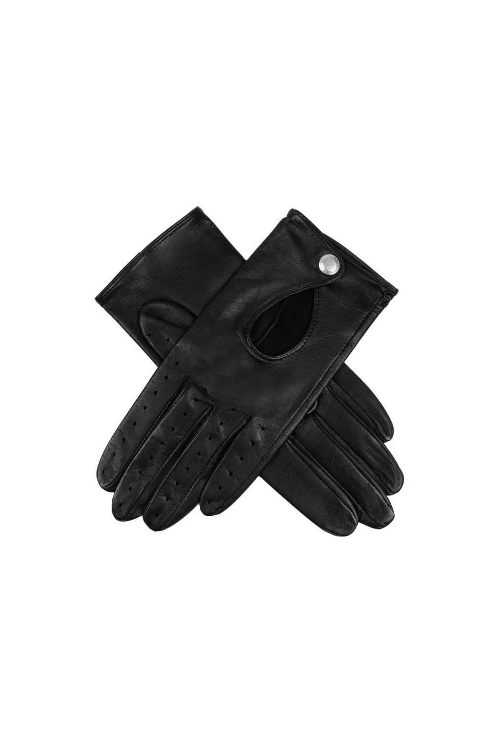 Womens Thruxton Leather Driving Gloves - Black