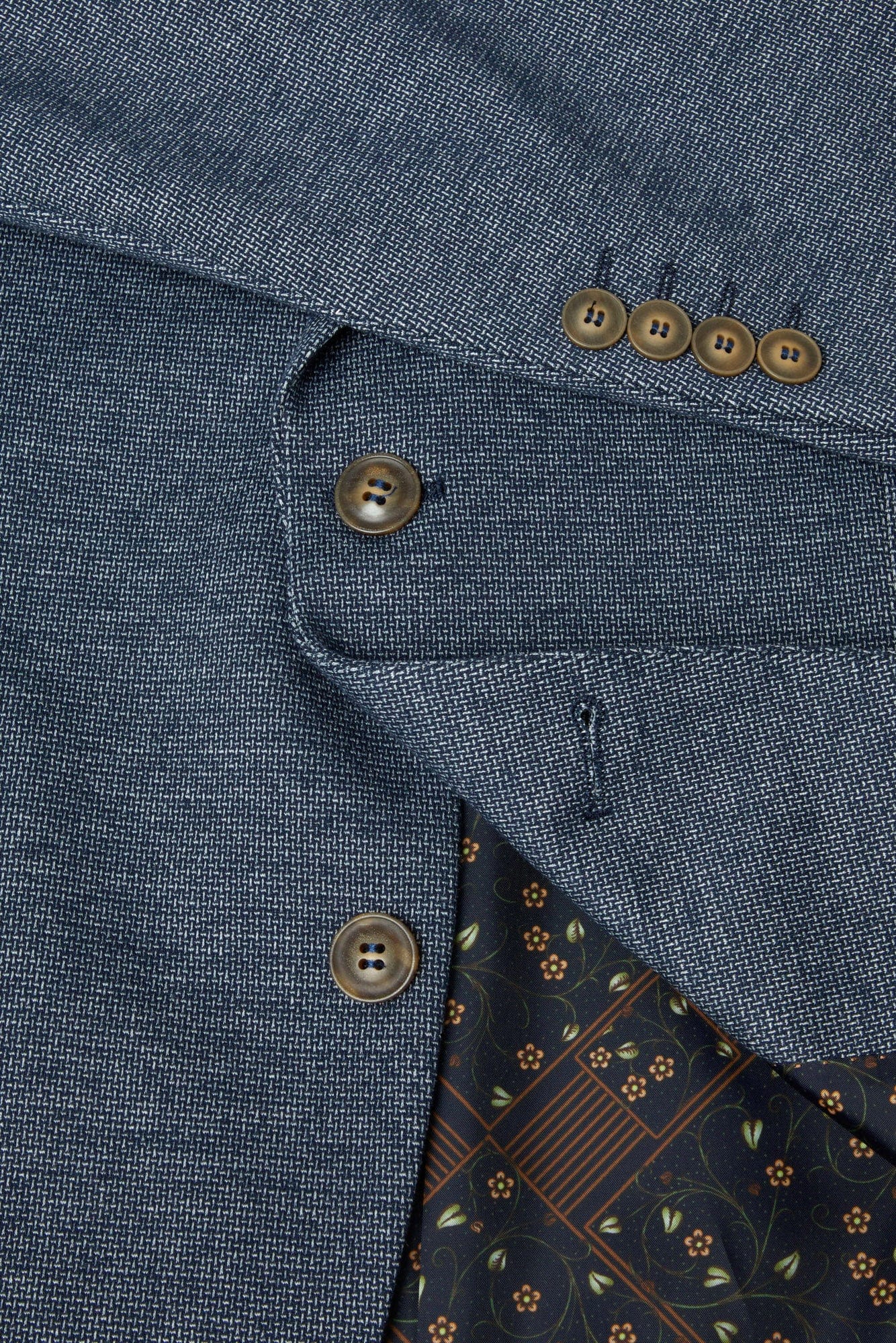 Damon Tapered Fit Jacket -  Blue - Image 3