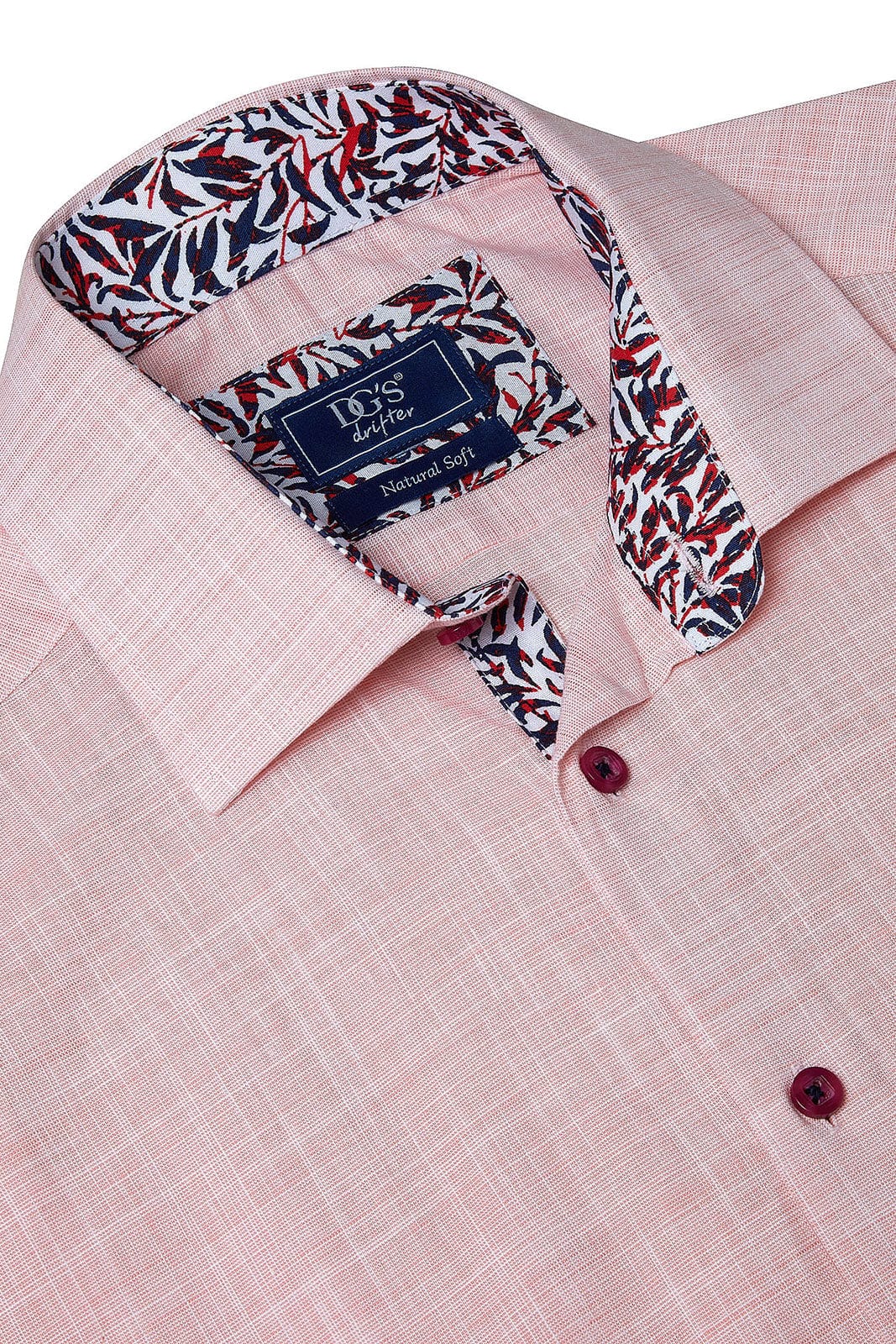 Giovanni Regular Fit Short Sleeve Shirt - Pink - Image 2