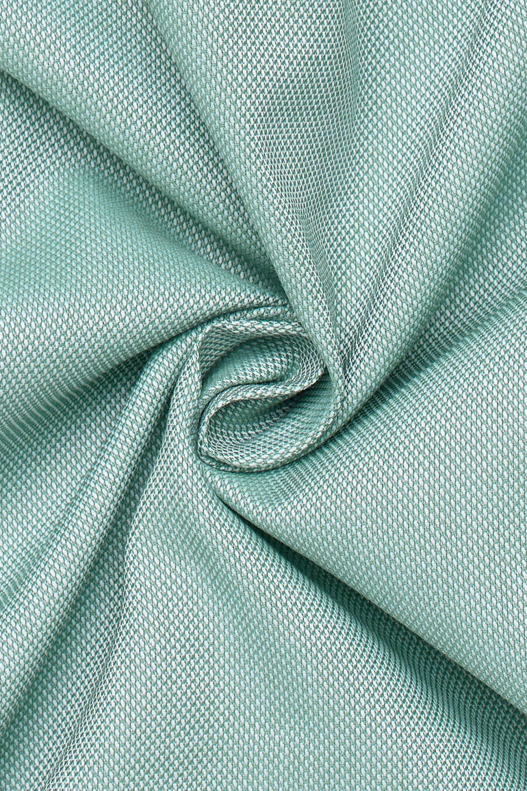 Modern Fit Micro Texture Shirt - Green - Image 2