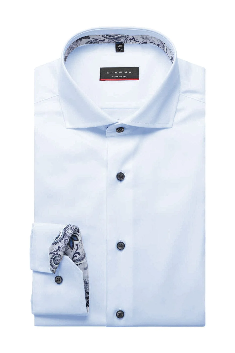 Modern Fit Performance Long Sleeve Shirt - Blue