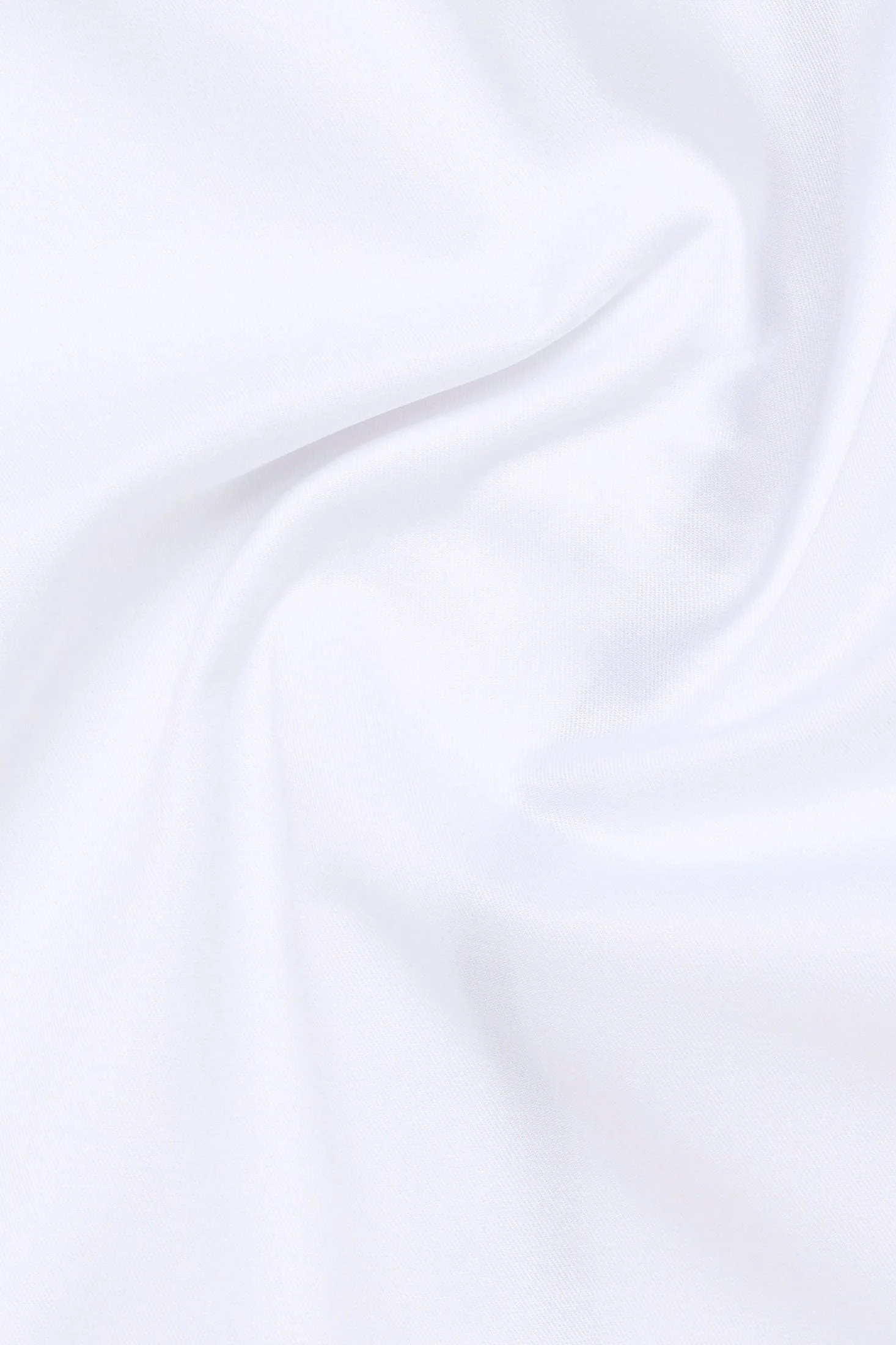 Modern Fit Plain Twill Cover Shirt - White - Image 10