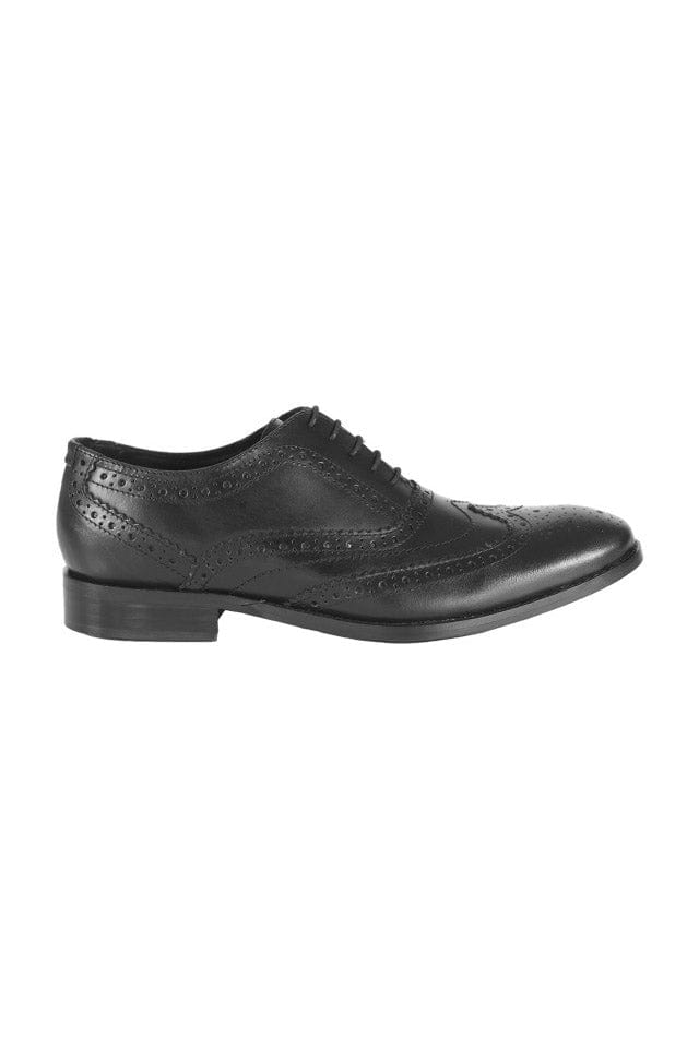 Diego Leather Brogues - Black - Image 2