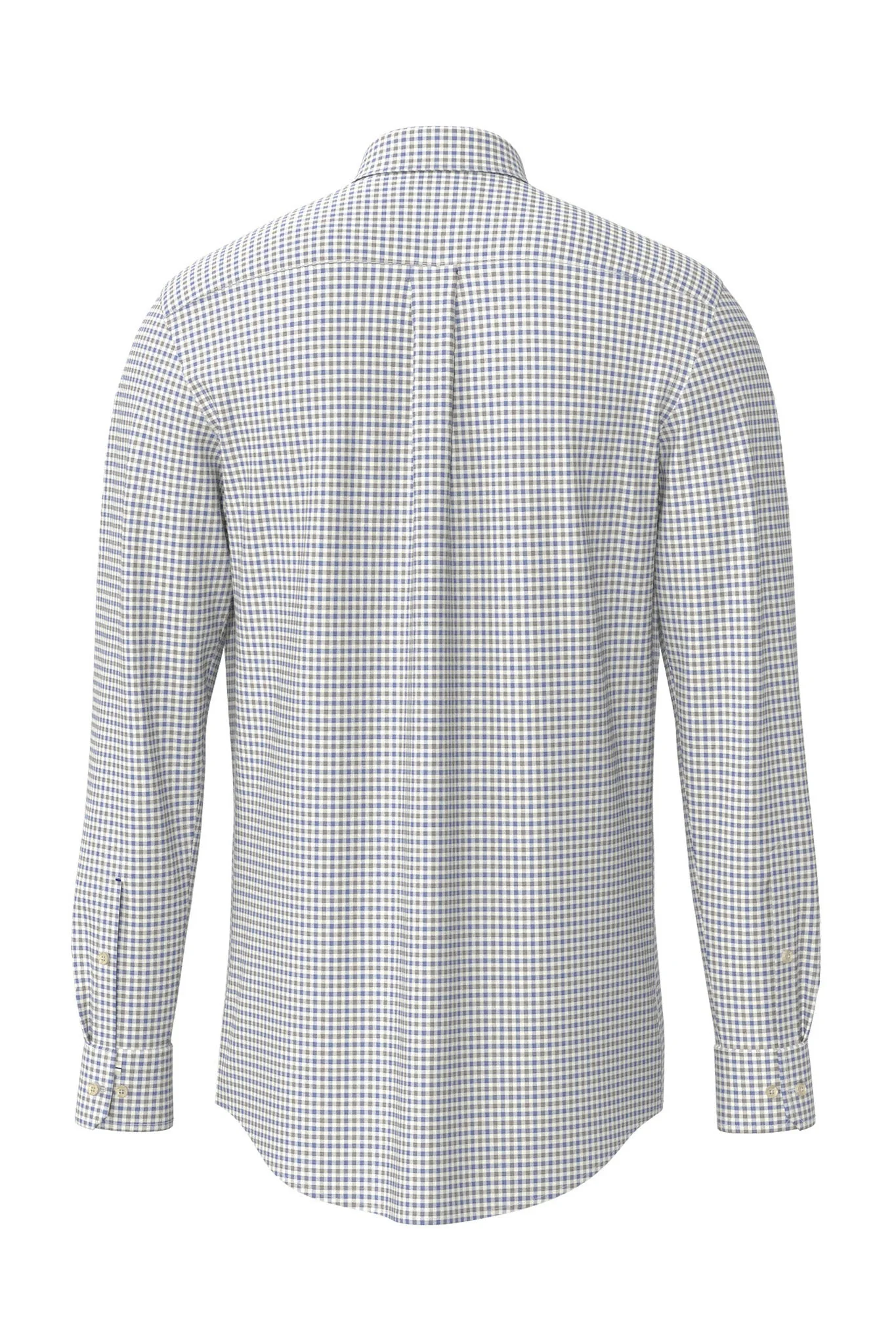 Button-Down Check Shirt - Harbor Blue - Image 2