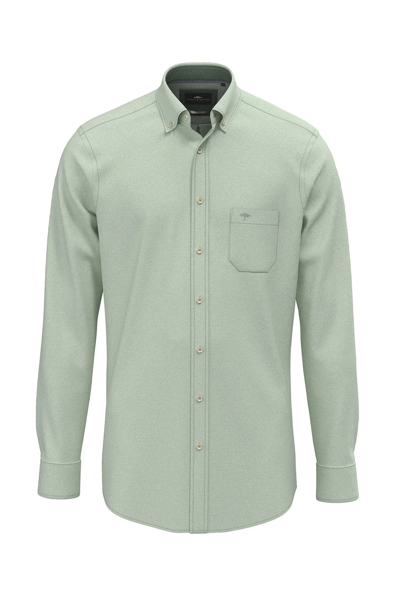 Button-Down Flannel Shirt - Dark Ivy