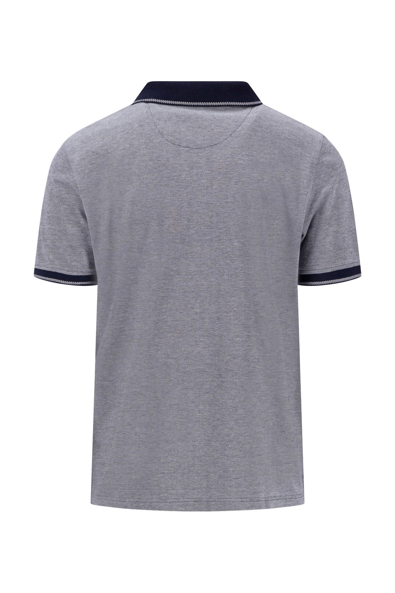 Two-Tone Polo - Navy - Image 2