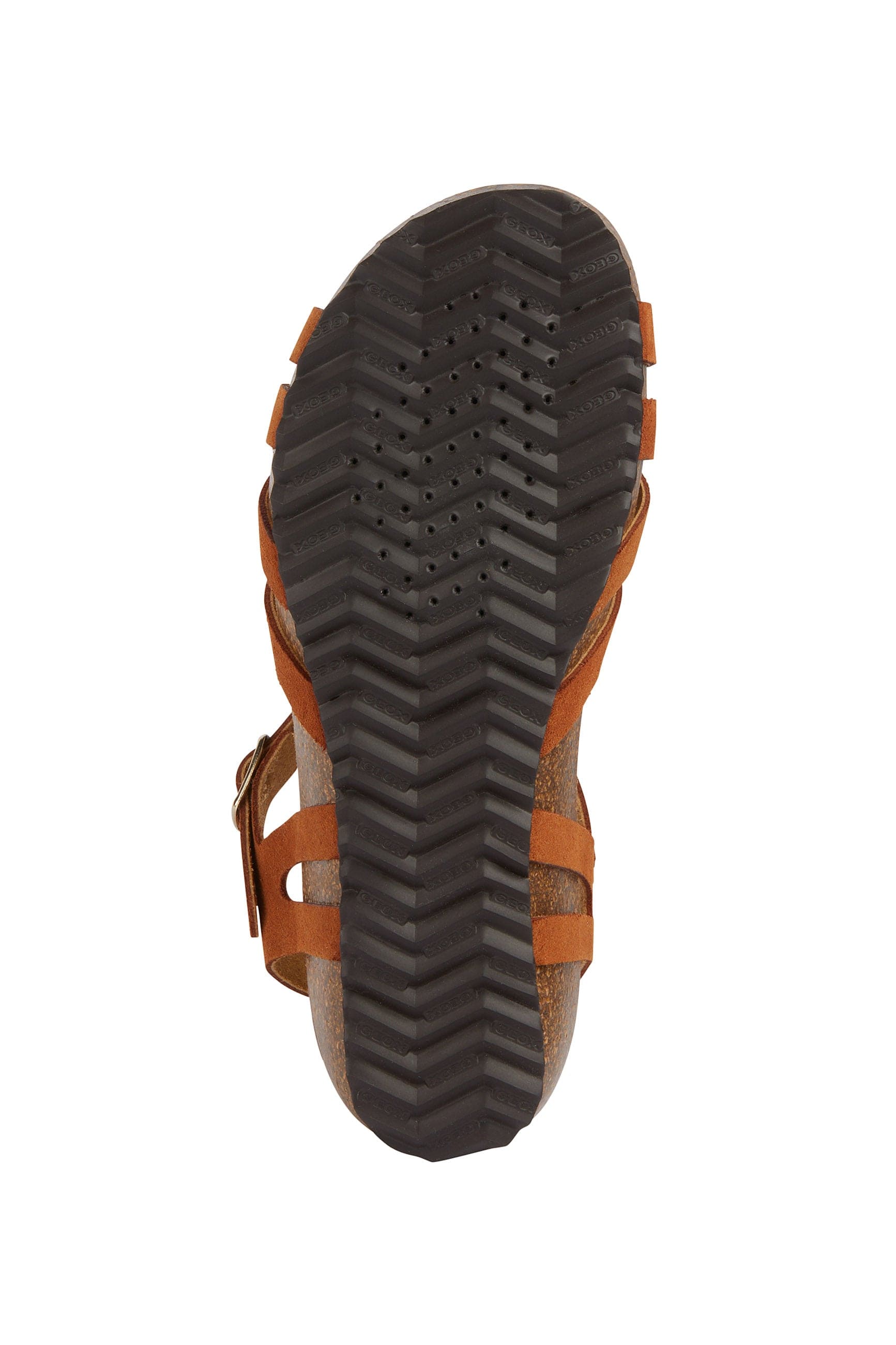Sthellae Suede Leather Sandals - Cognac - Image 6