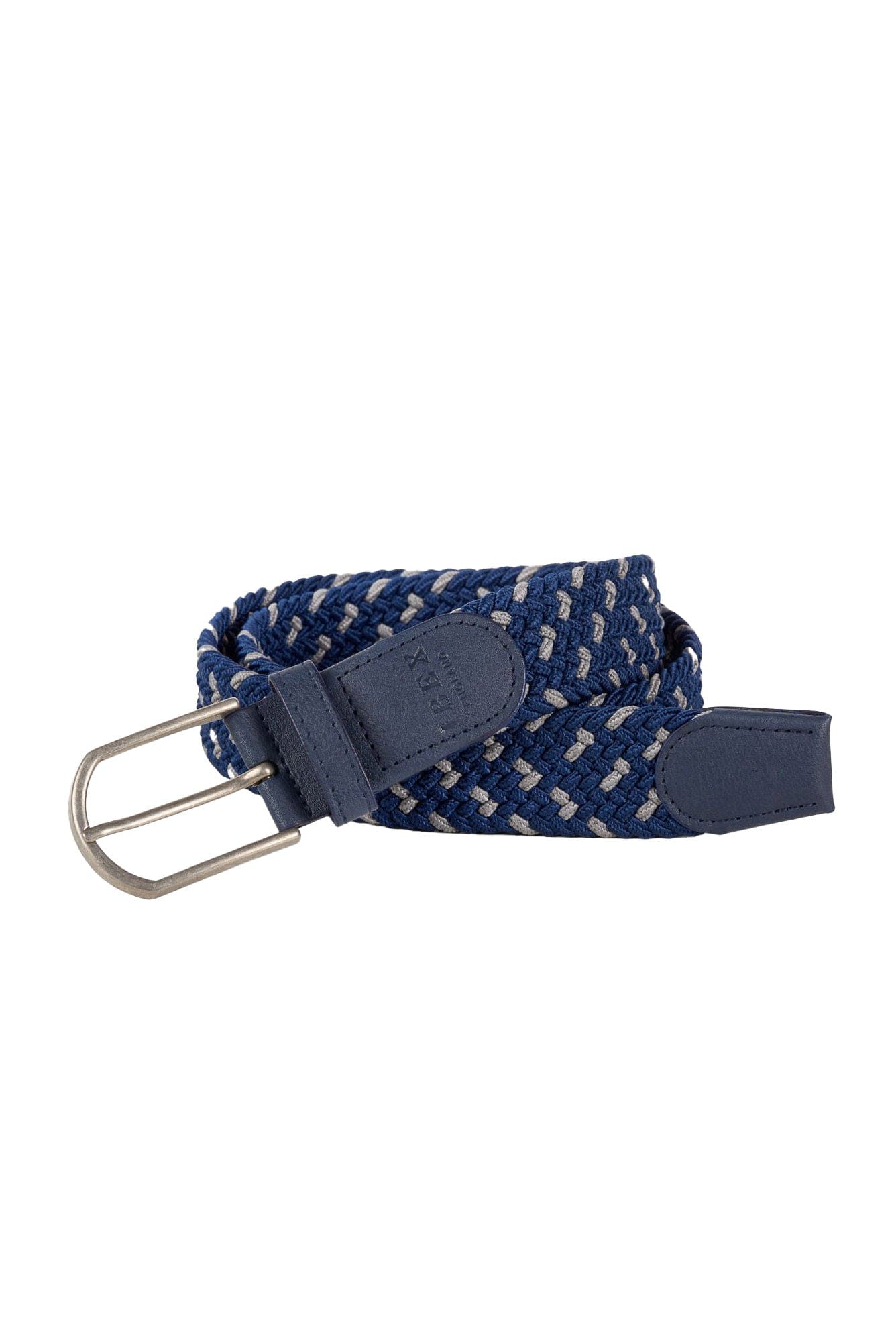 Repreve Woven Elasticated Belt - Grey/Navy