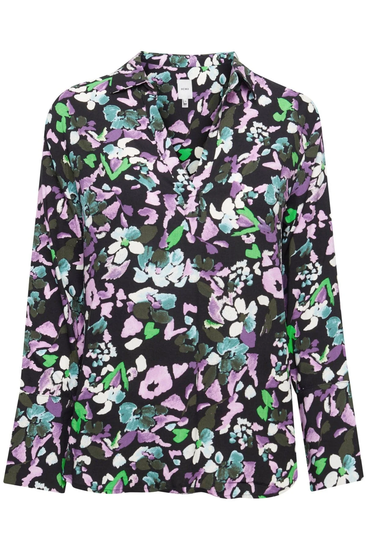 Vera Long Sleeve Woven Shirt - Multi Flower