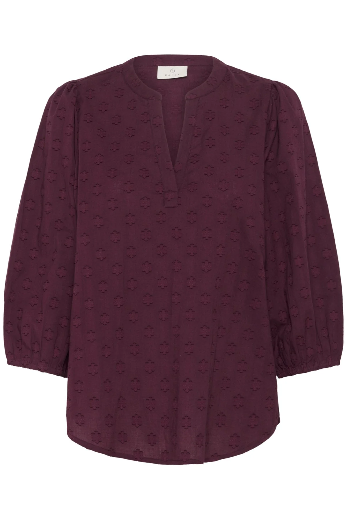 Enya Cotton Blouse - Windsor Wine