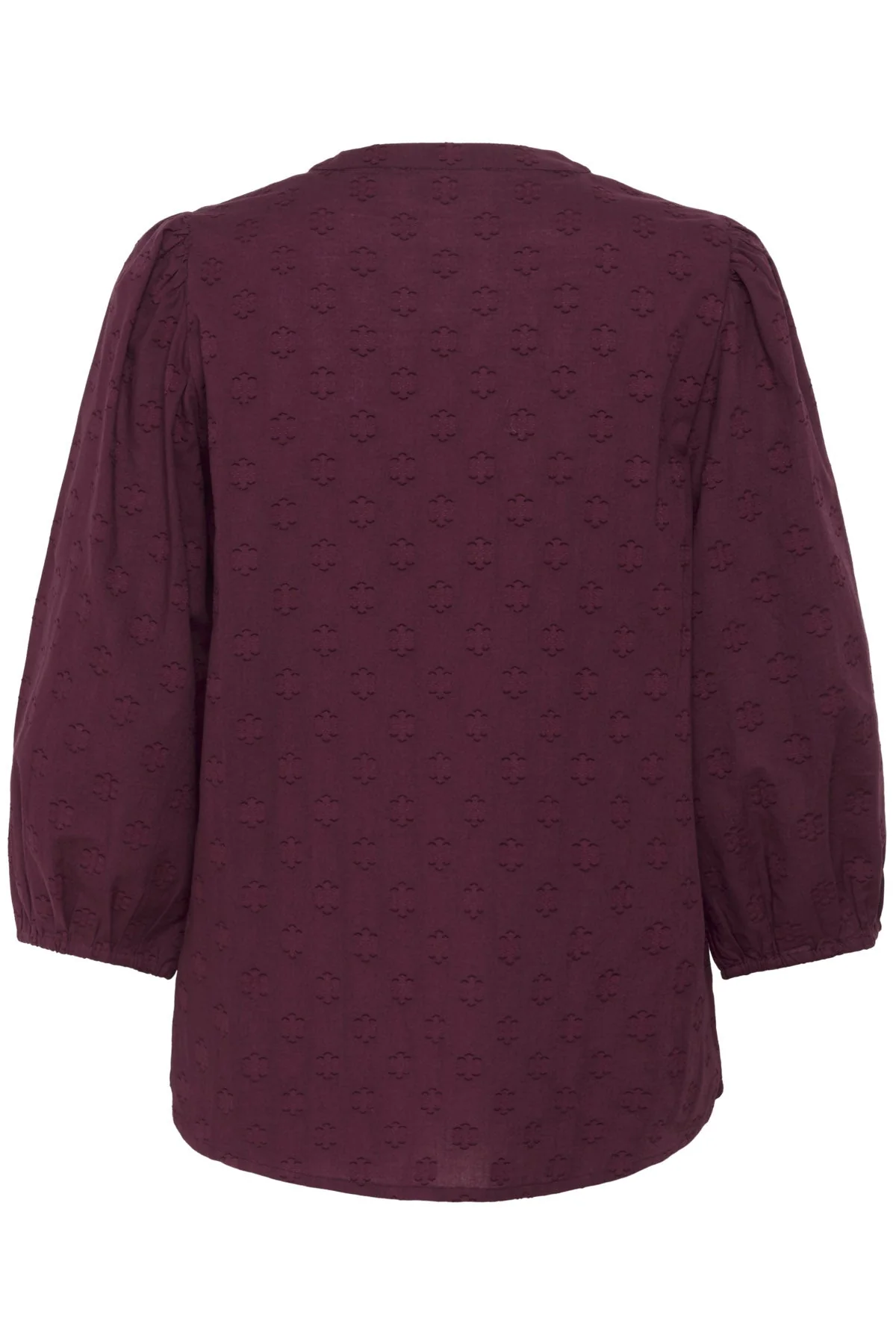 Enya Cotton Blouse - Windsor Wine - Image 6