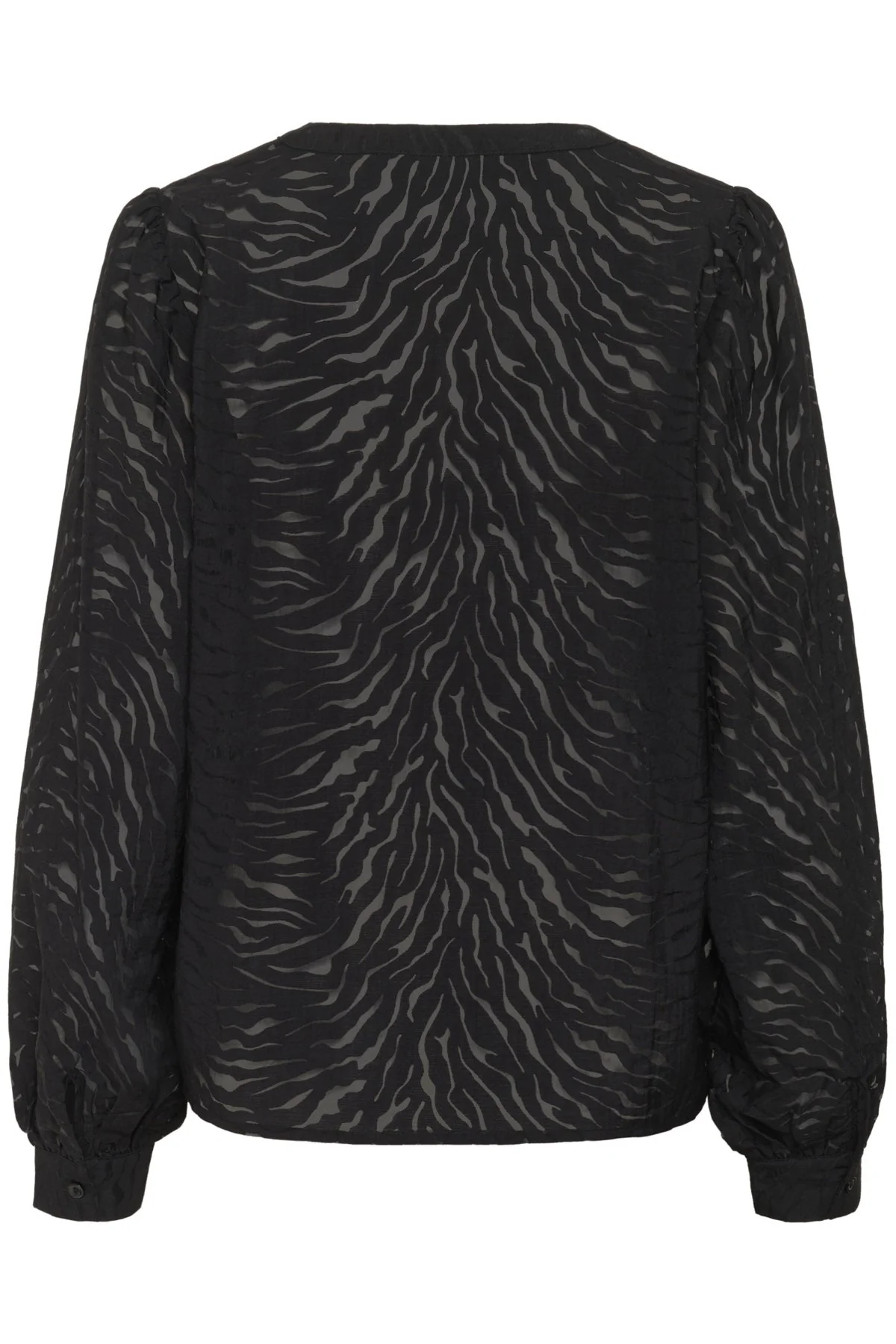 Vivian Printed Blouse - Black - Image 6