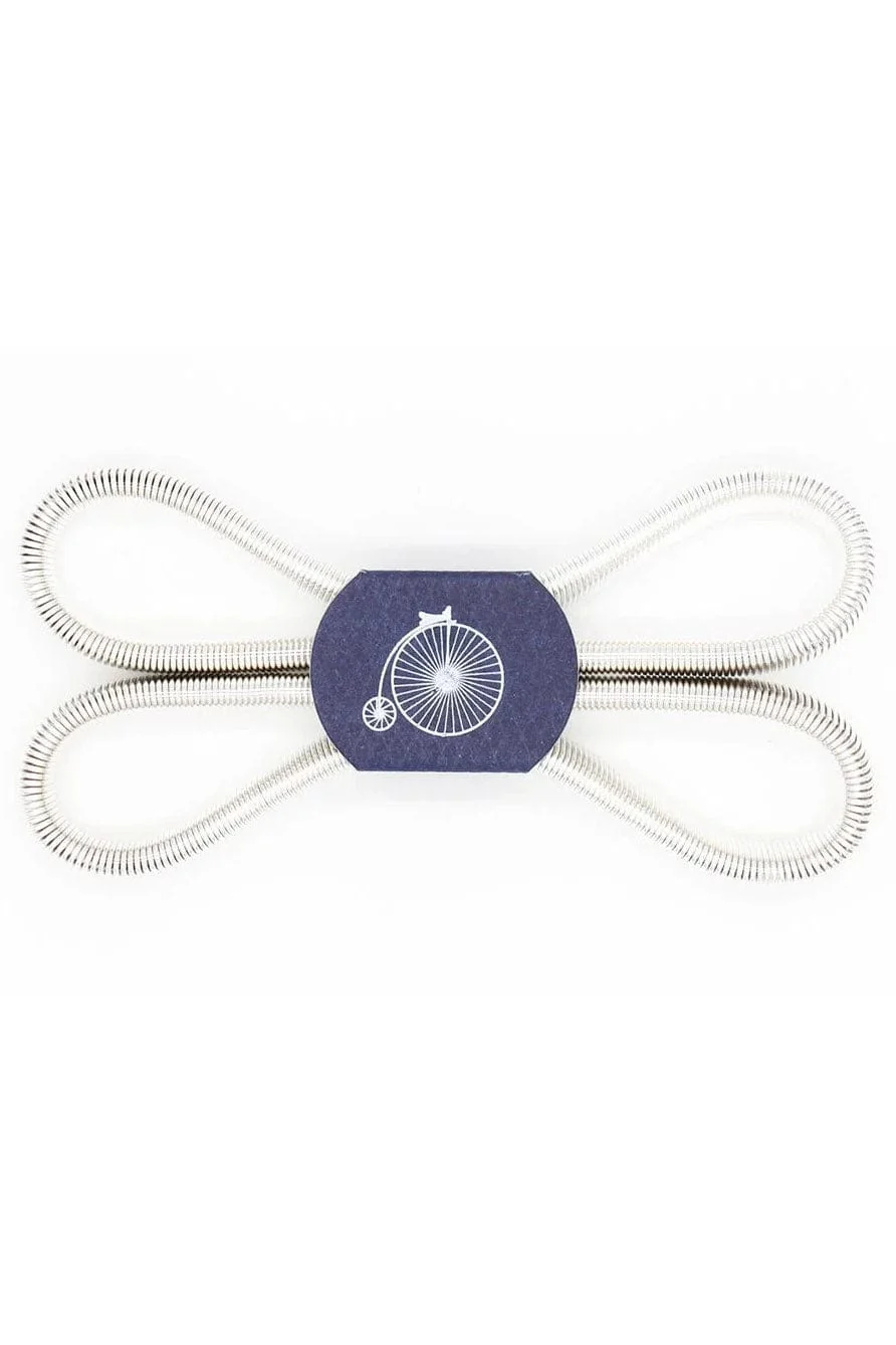 Shirt Sleeve Armbands - Silver