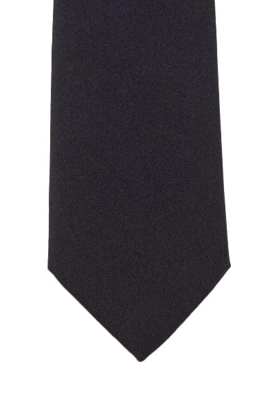 Plain Panama Tie - Black
