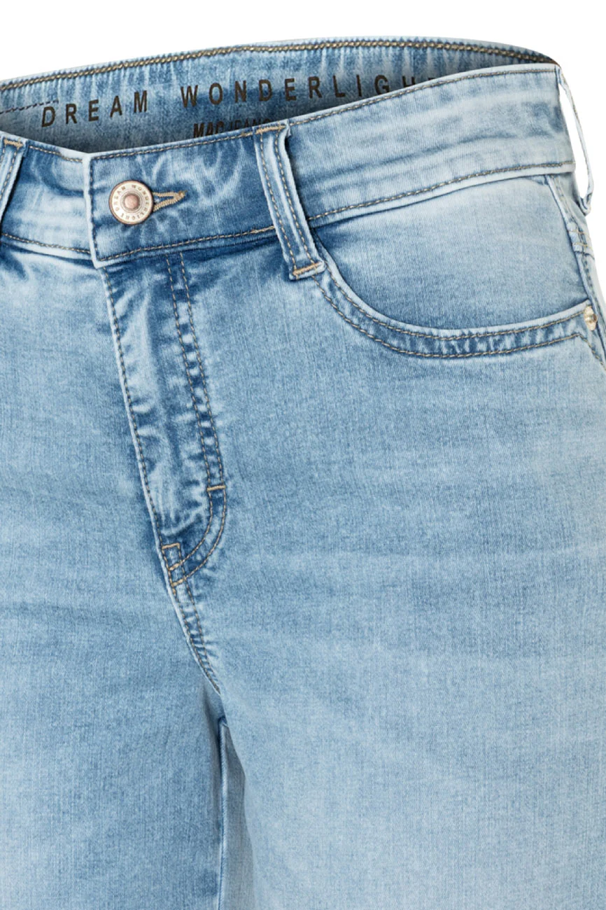 Dream Wide Wonderlight Cropped Jeans - Light Azure Blue - Image 3
