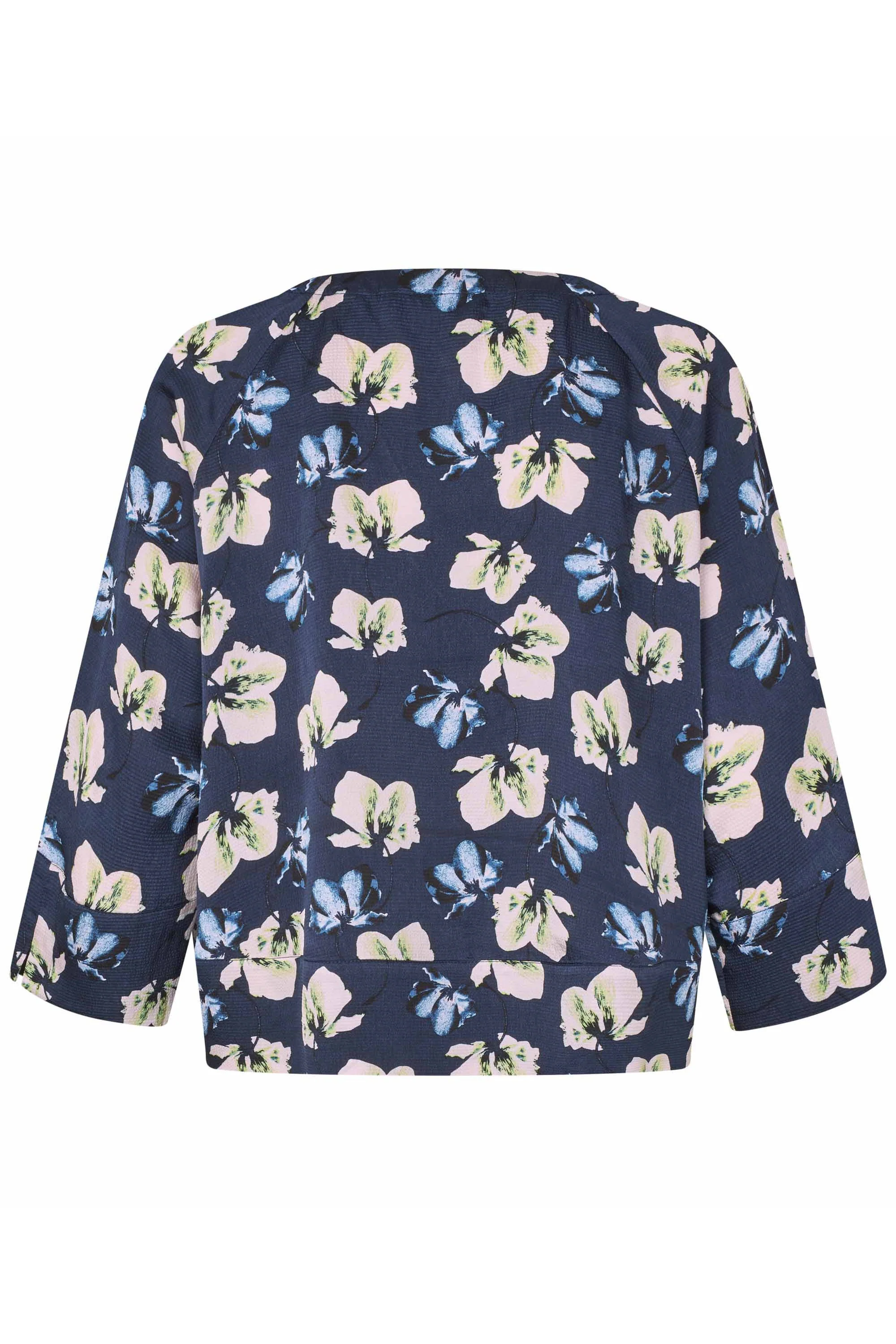 Benika 3/4 Sleeve Blouse - Navy Blazer - Image 5